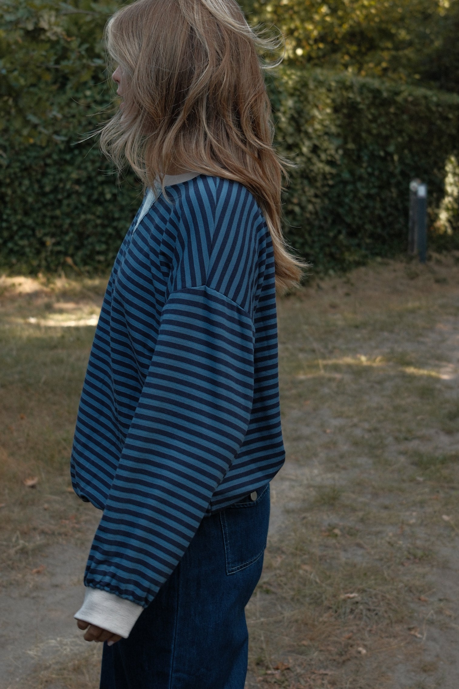 ANNIE SWEATER STRIPED NAVY