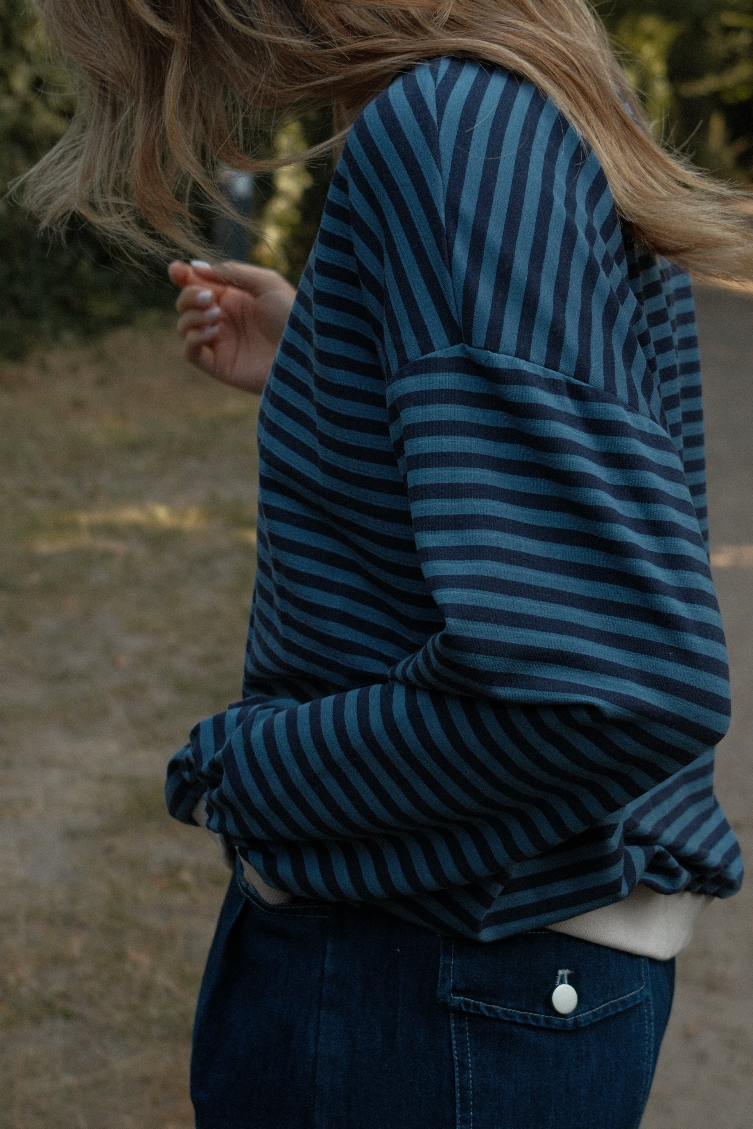 ANNIE SWEATER STRIPED NAVY