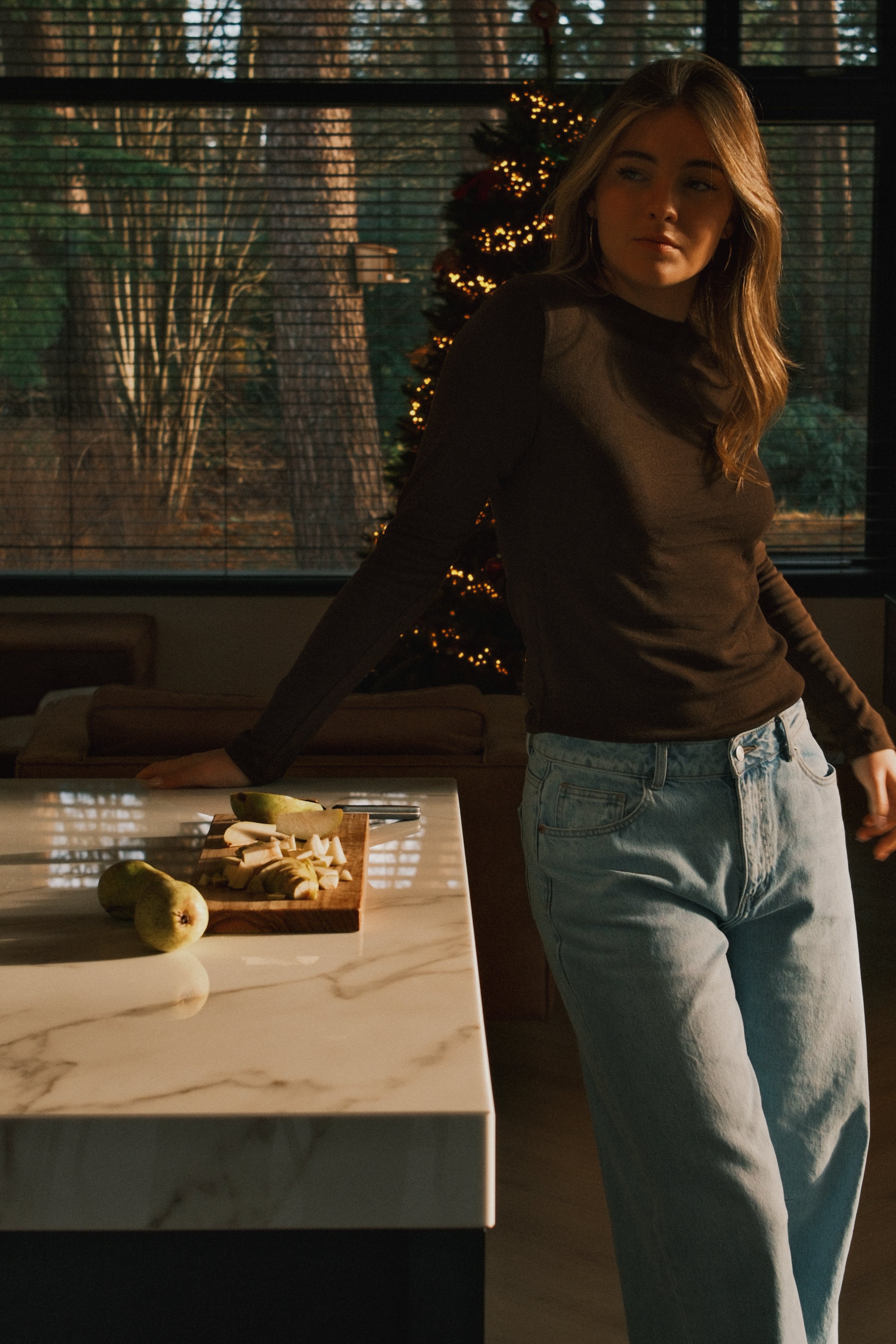 RUDY LONG SLEEVE TEE CHOCO