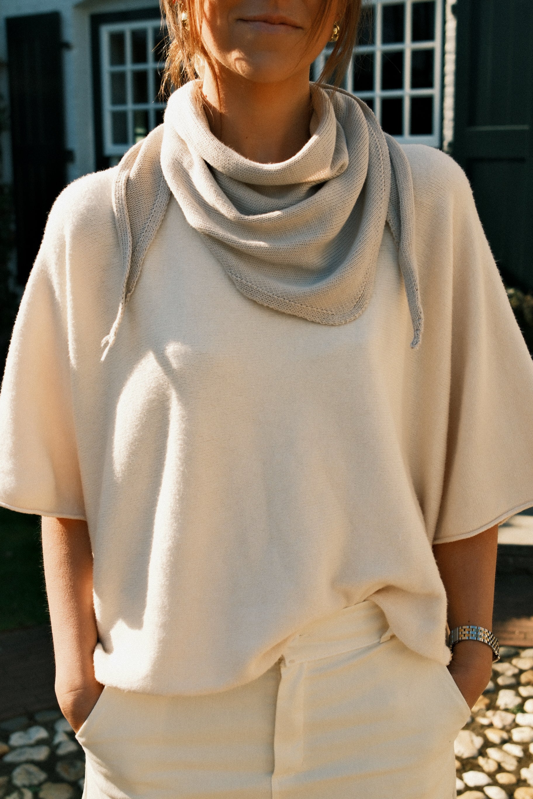 ATELJEE SCARF BEIGE