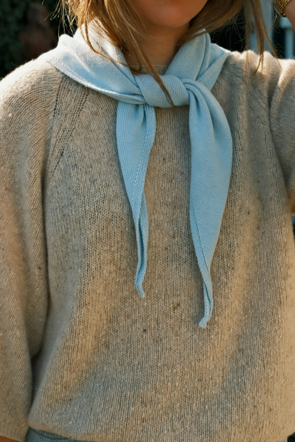 ATELJEE SCARF BABY BLUE