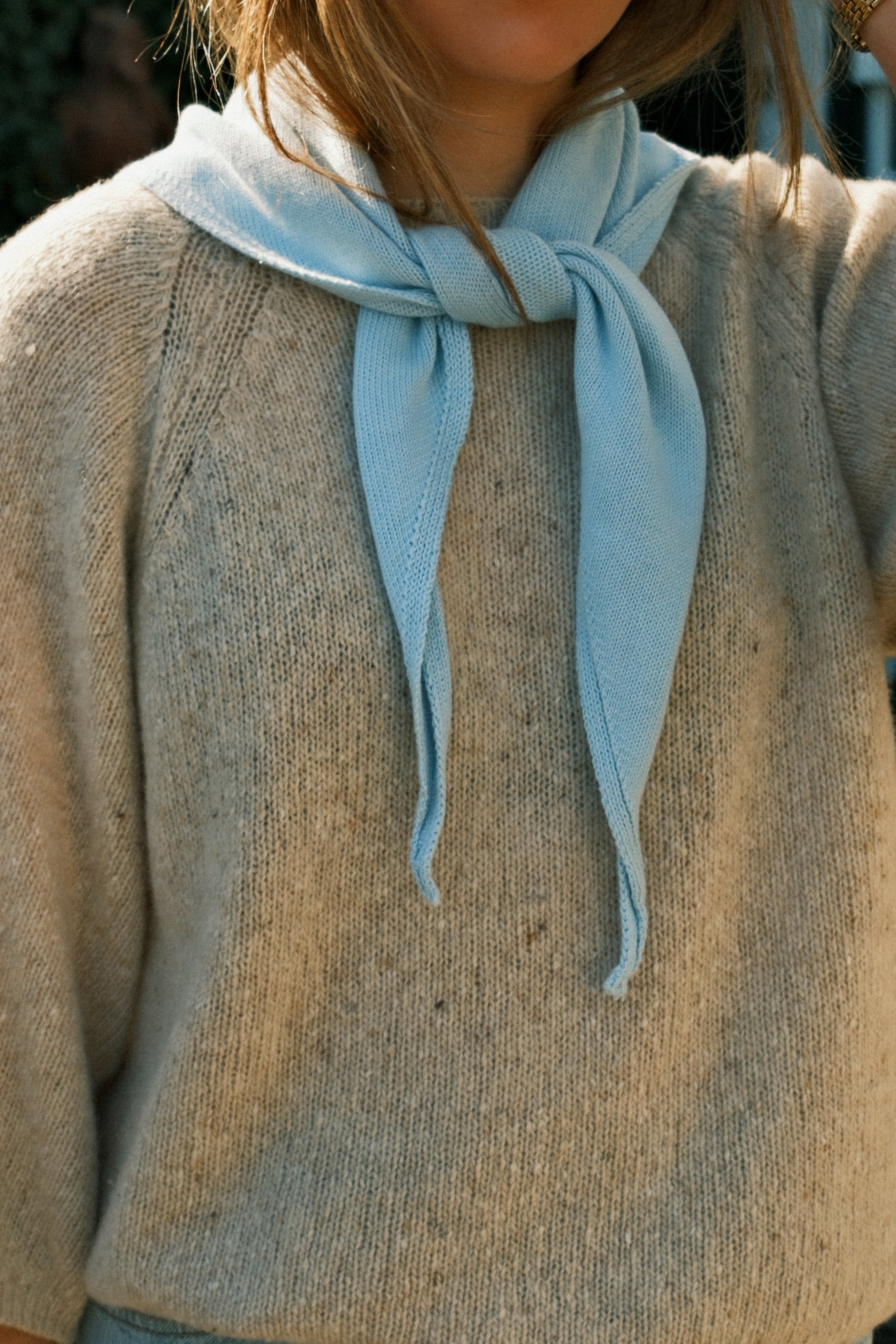 ATELJEE SCARF BABY BLUE