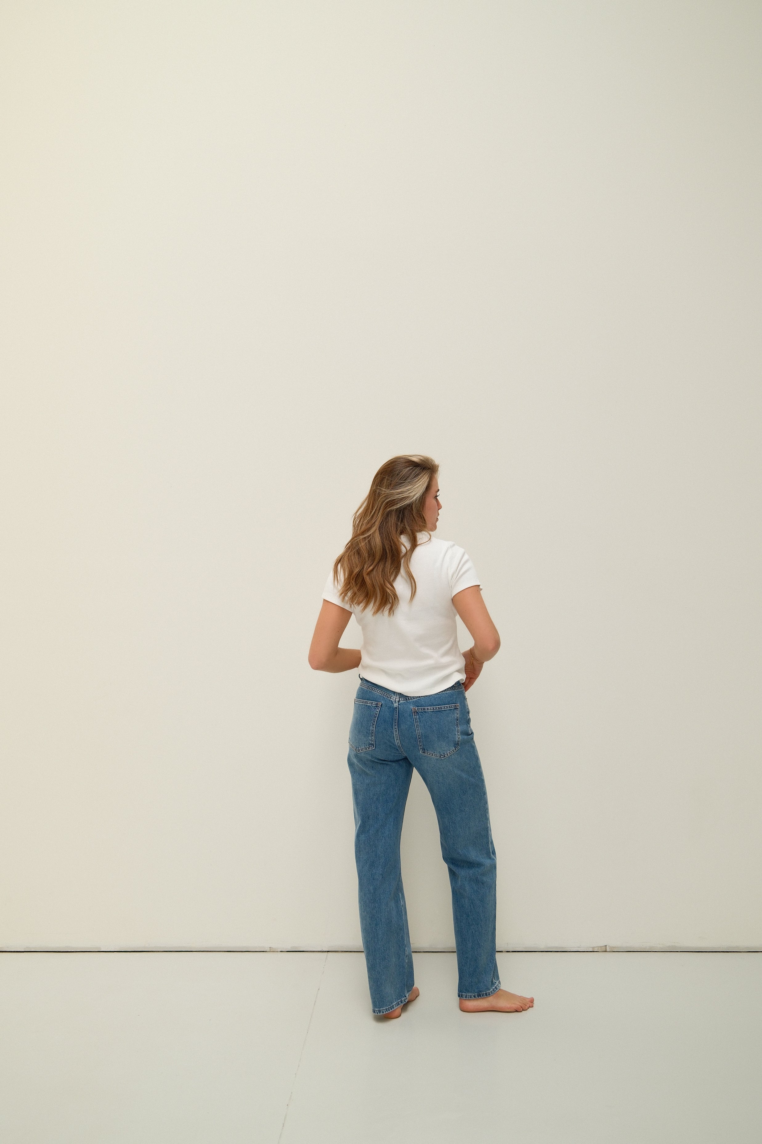 BASIC COTTON T-SHIRT OFF-WHITE