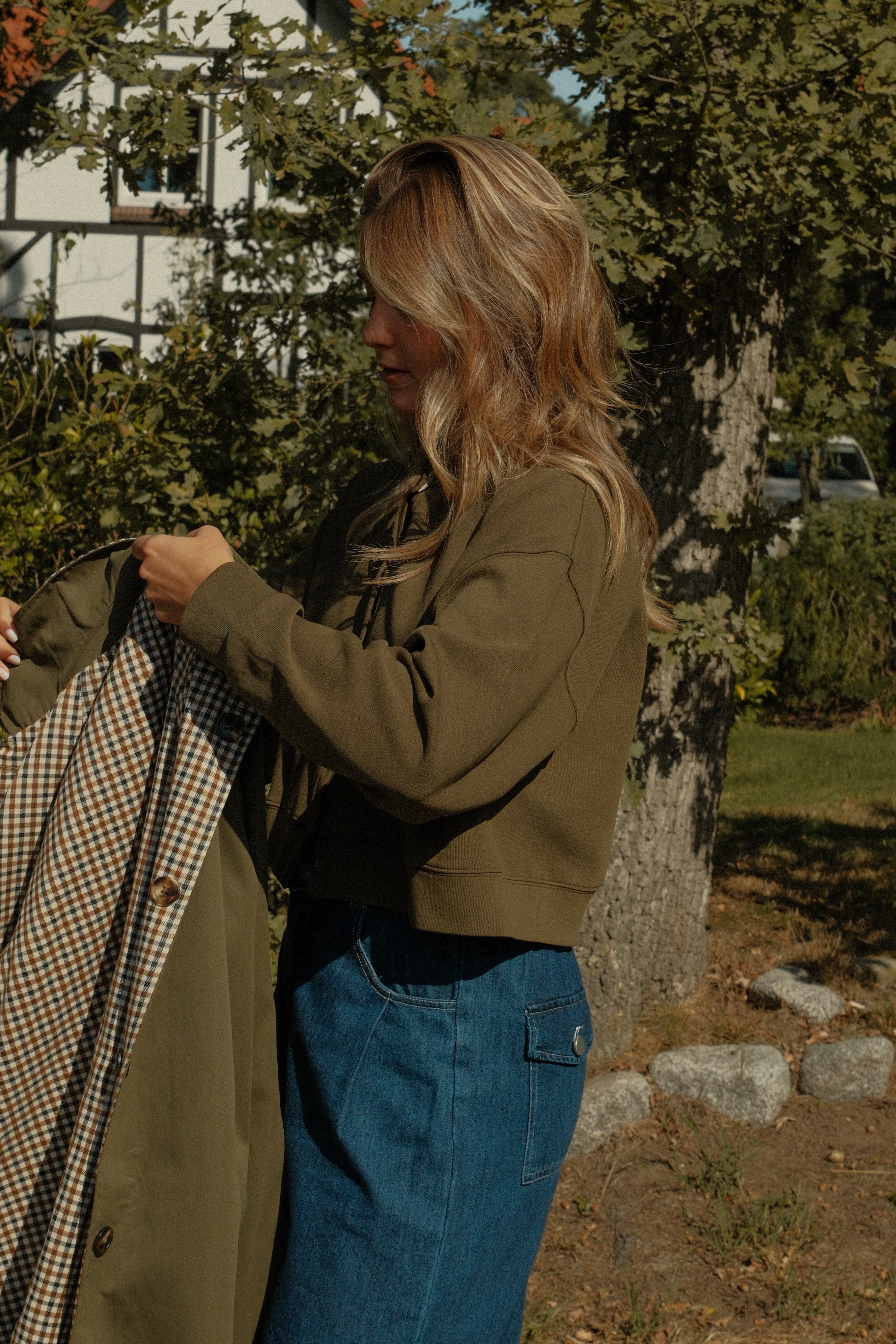 BENNET CARDIGAN KAKI