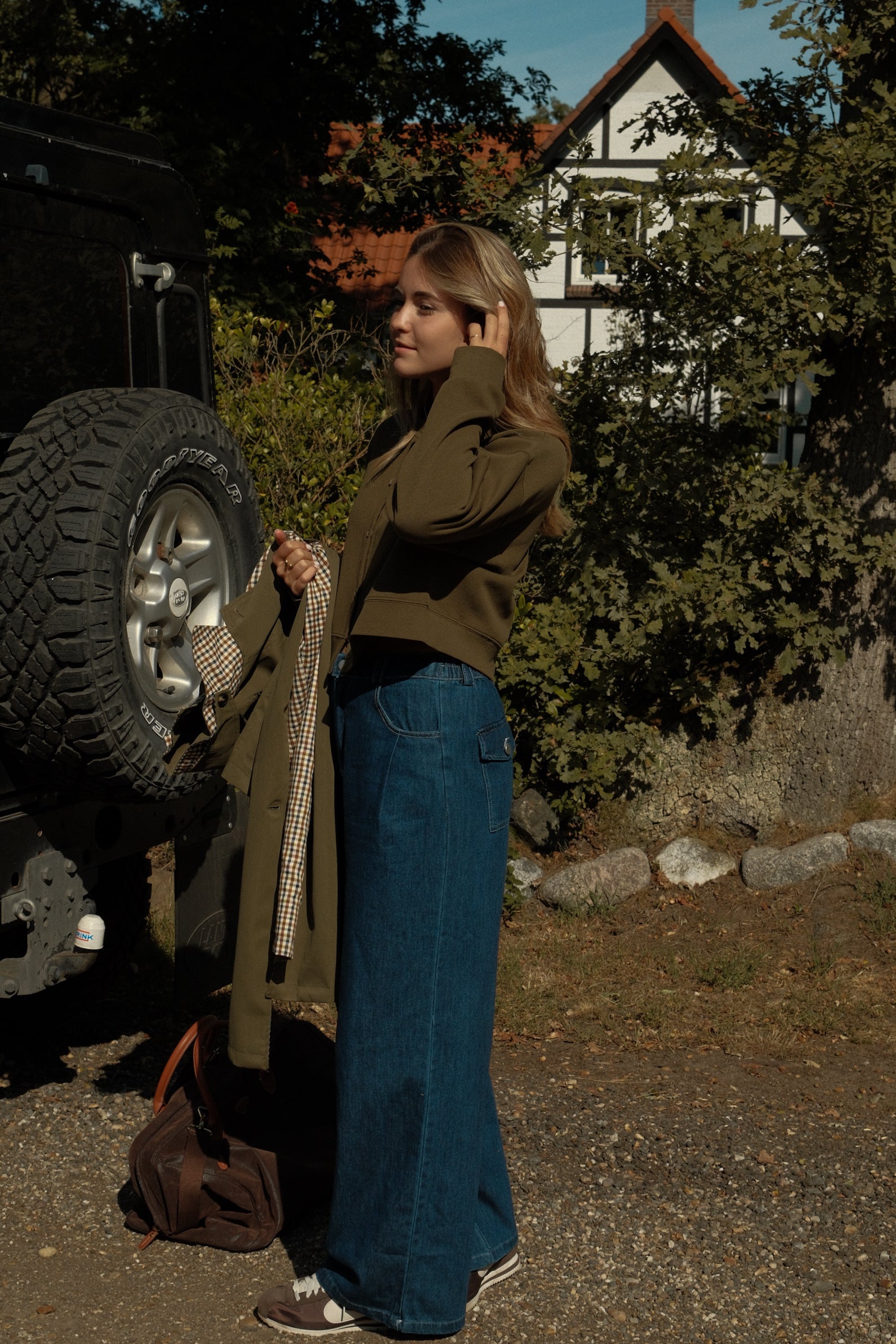 BENNET CARDIGAN KAKI