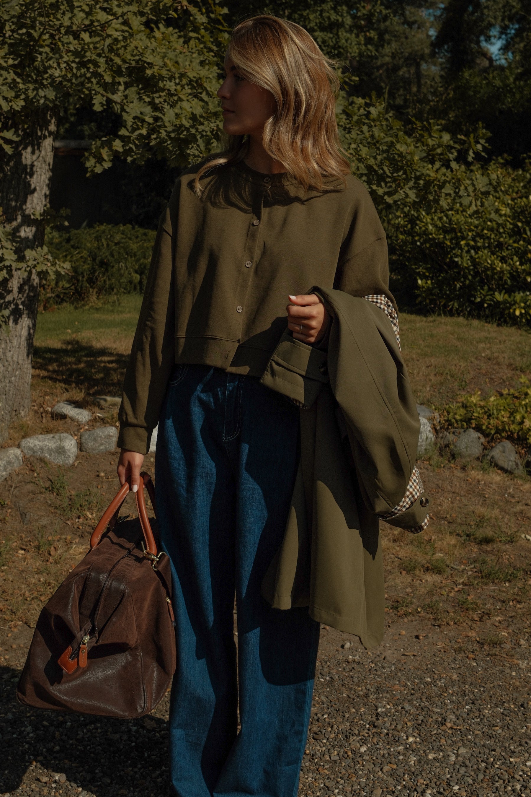 BENNET CARDIGAN KAKI