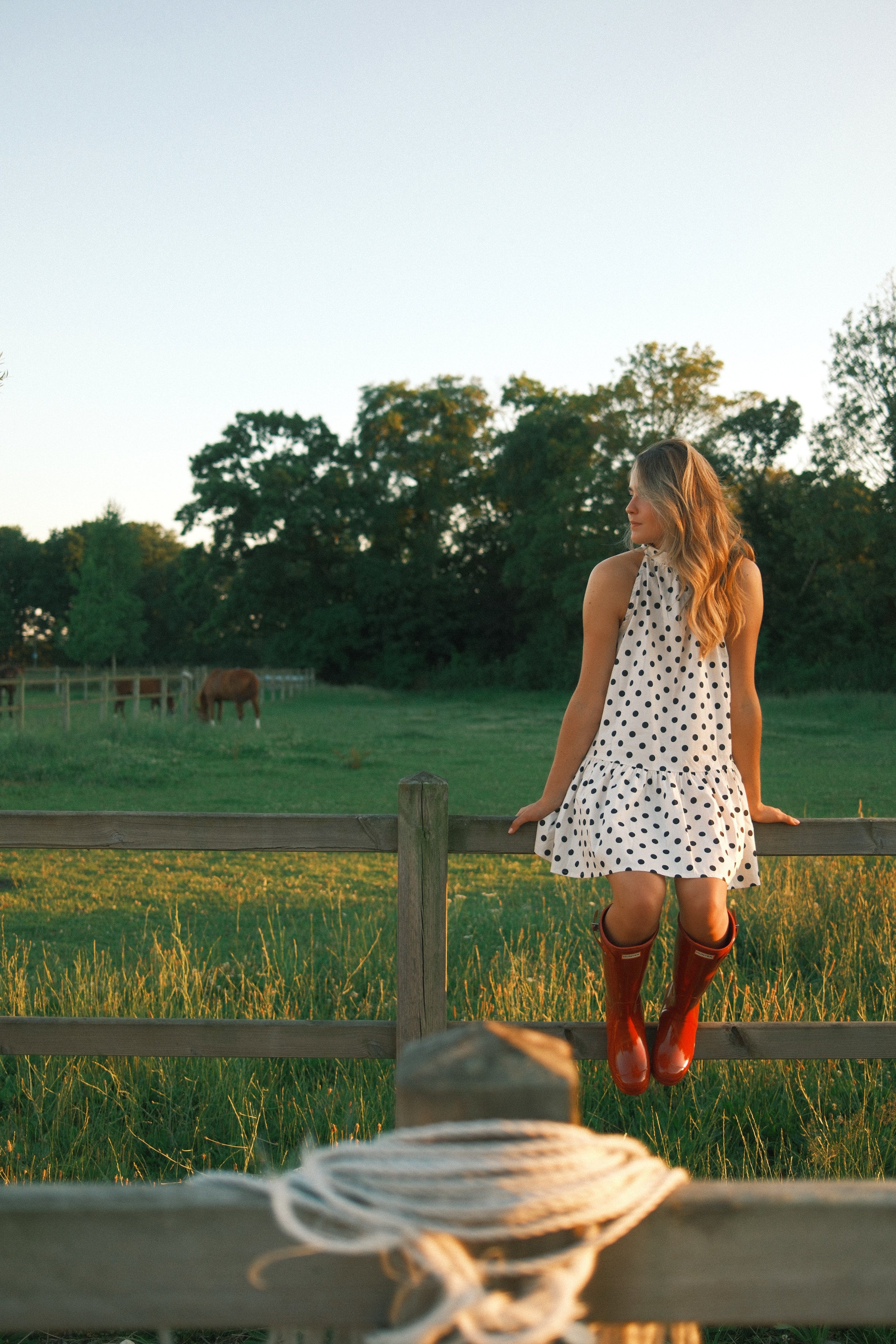 POLKADOT SUMMER DRESS