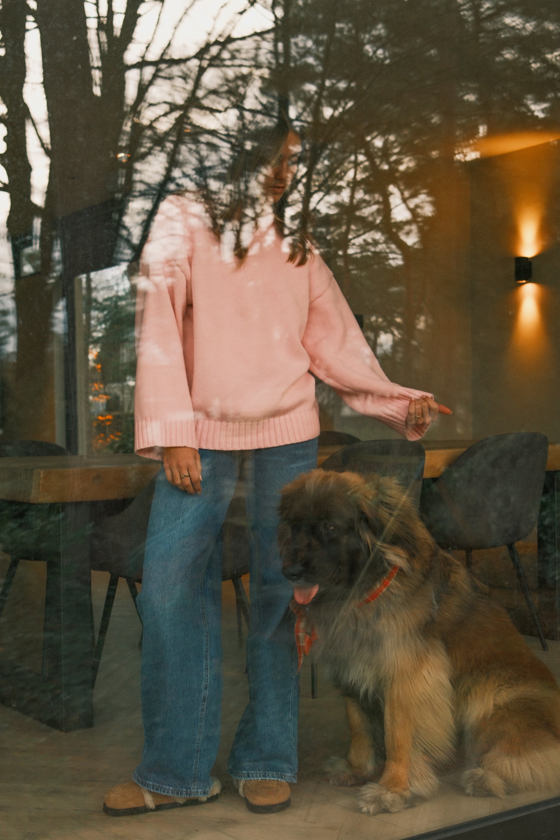 VIENNA COL KNIT BABY PINK