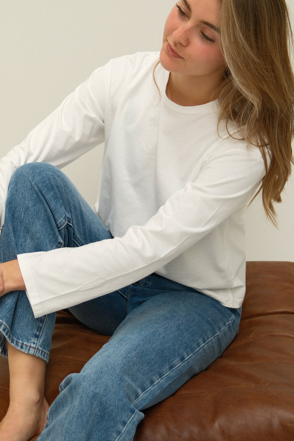 ESSENTIAL LONGSLEEVE WHITE