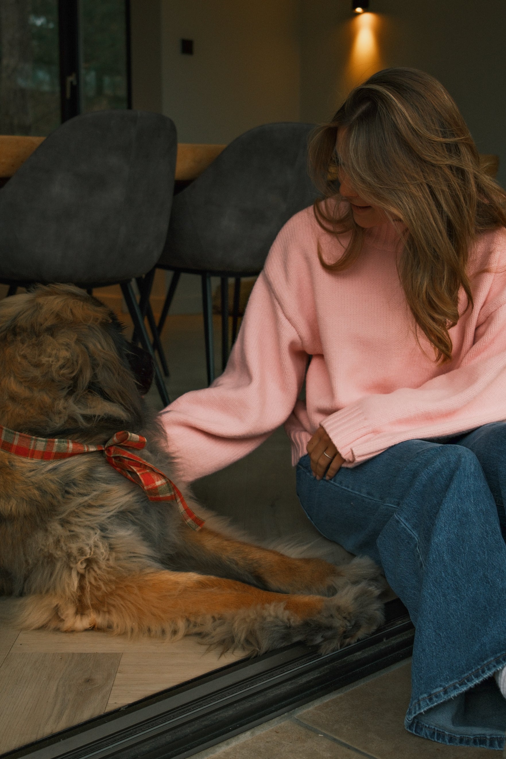 VIENNA COL KNIT BABY PINK