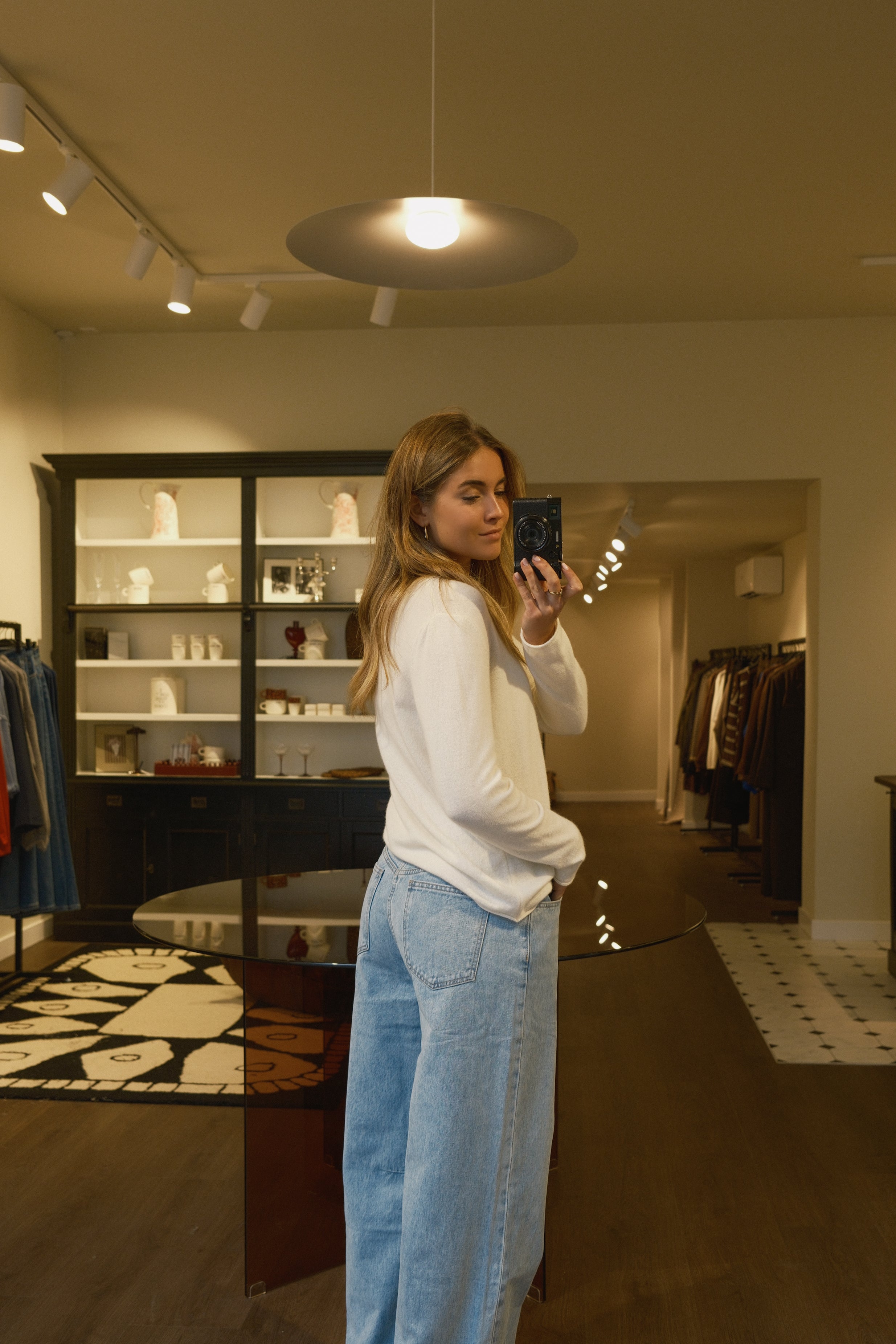 CASHMERE WOOLMIX KNIT ECRU
