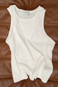 COTTON TANKTOP OFF-WHITE