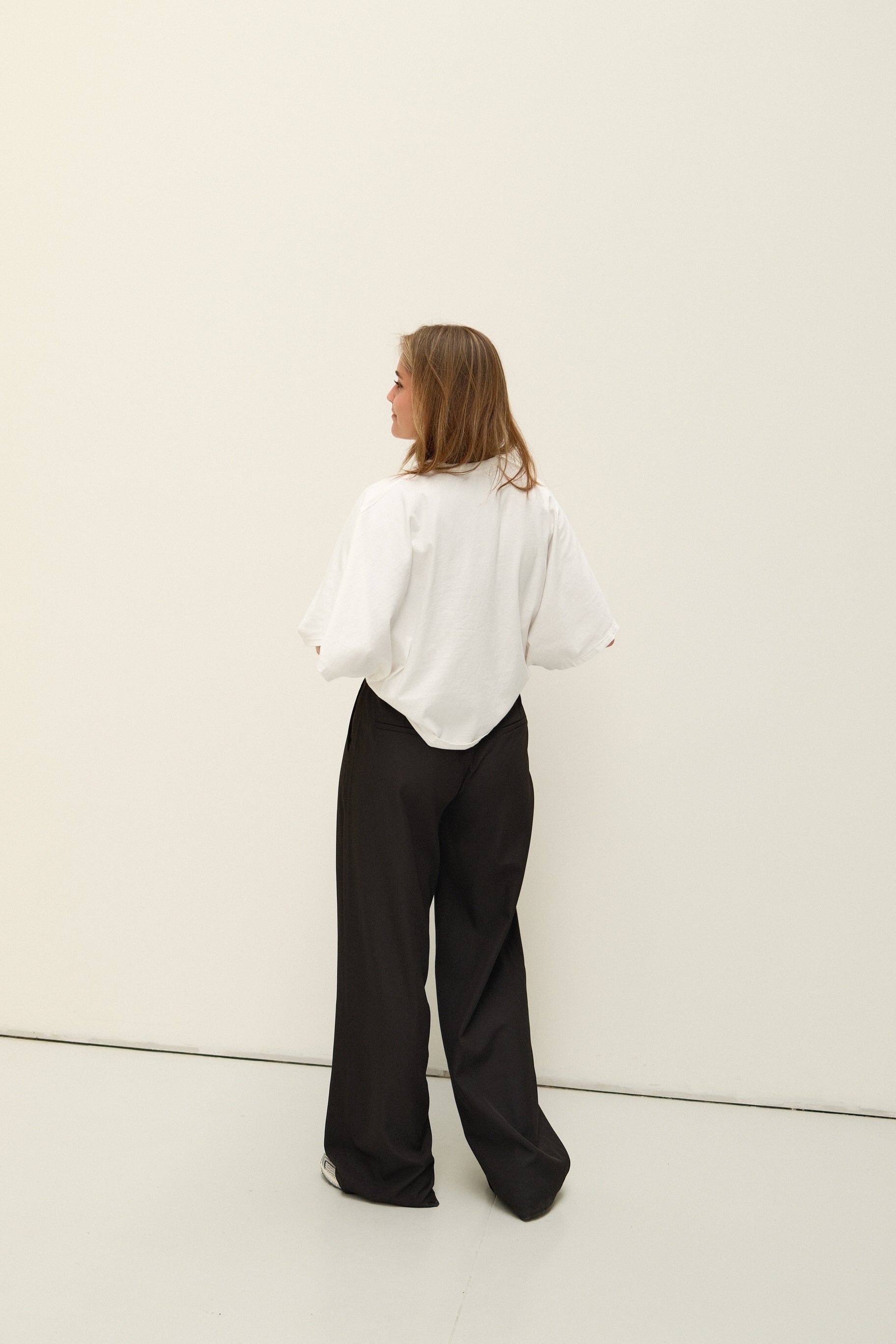 WIDE SLEEVE SAAR TEE WHITE