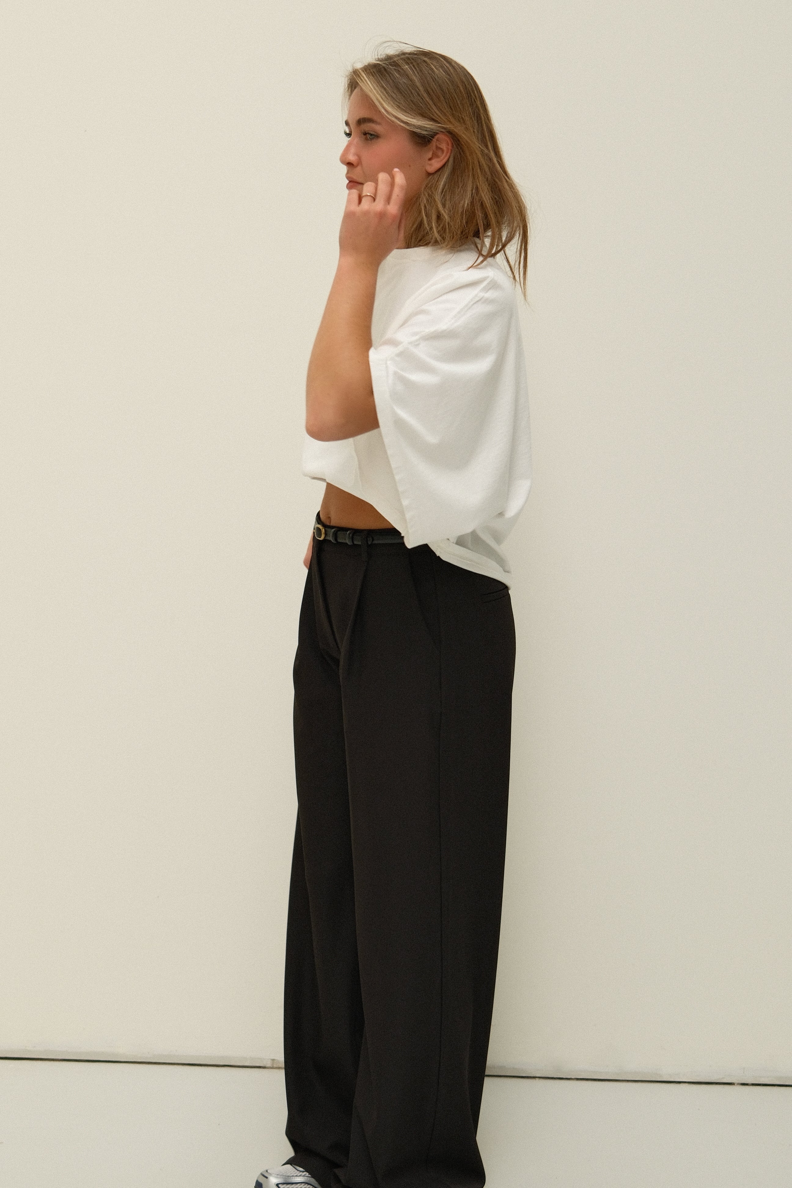 WIDE SLEEVE SAAR TEE WHITE
