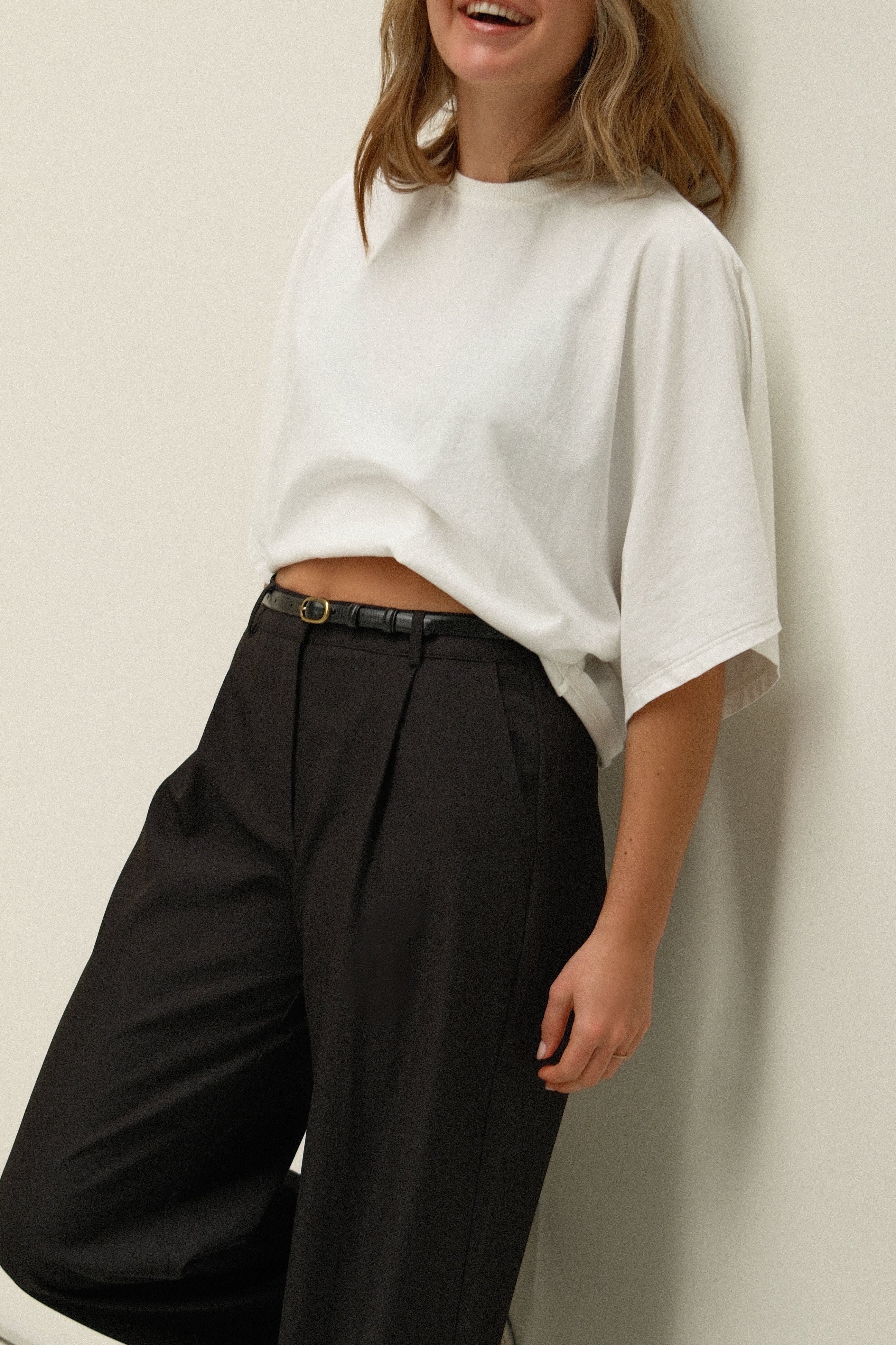 WIDE SLEEVE SAAR TEE WHITE