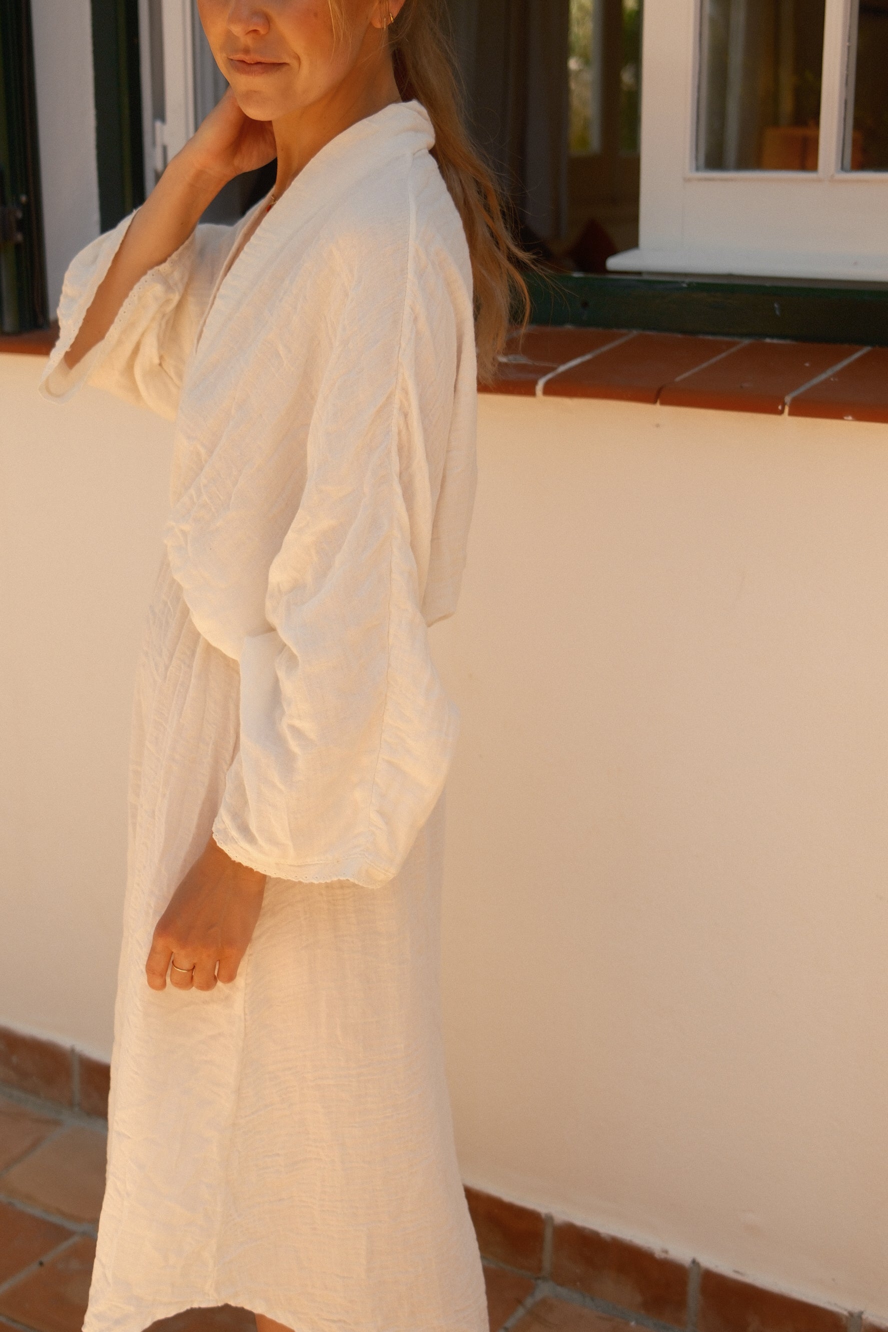 GAZELLE DRESS ECRU