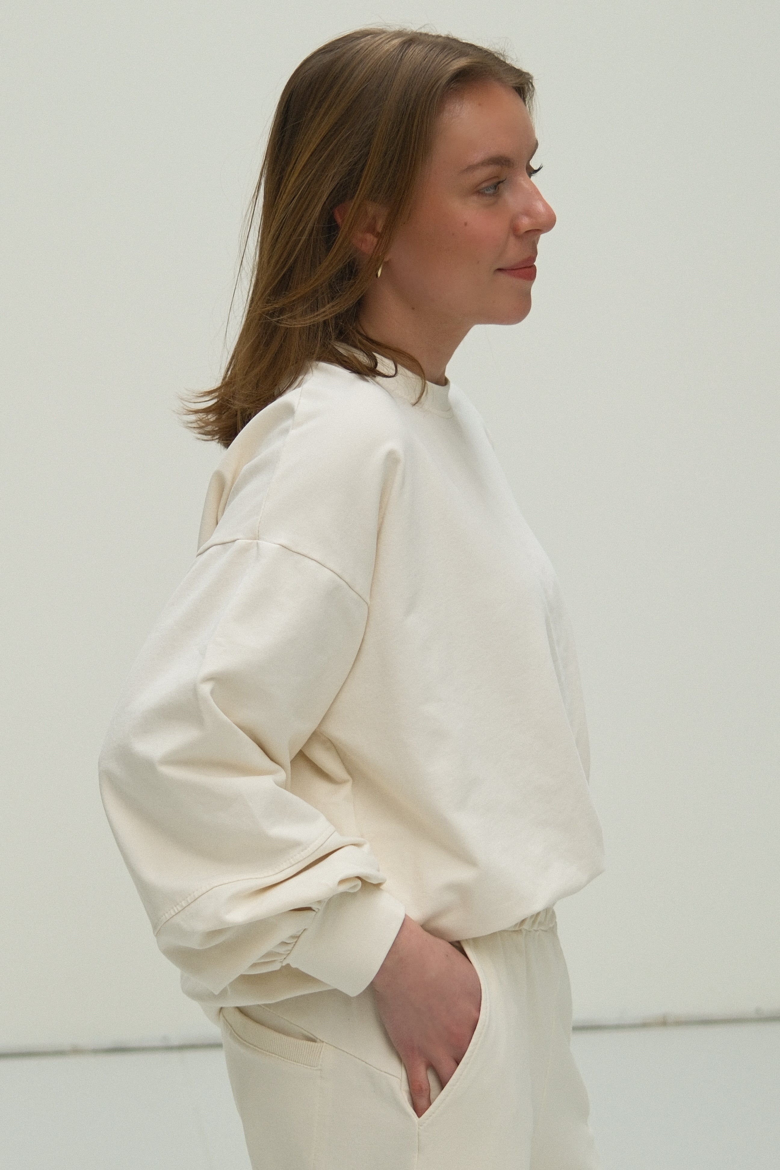 SLOW MORNING SWEATER ECRU