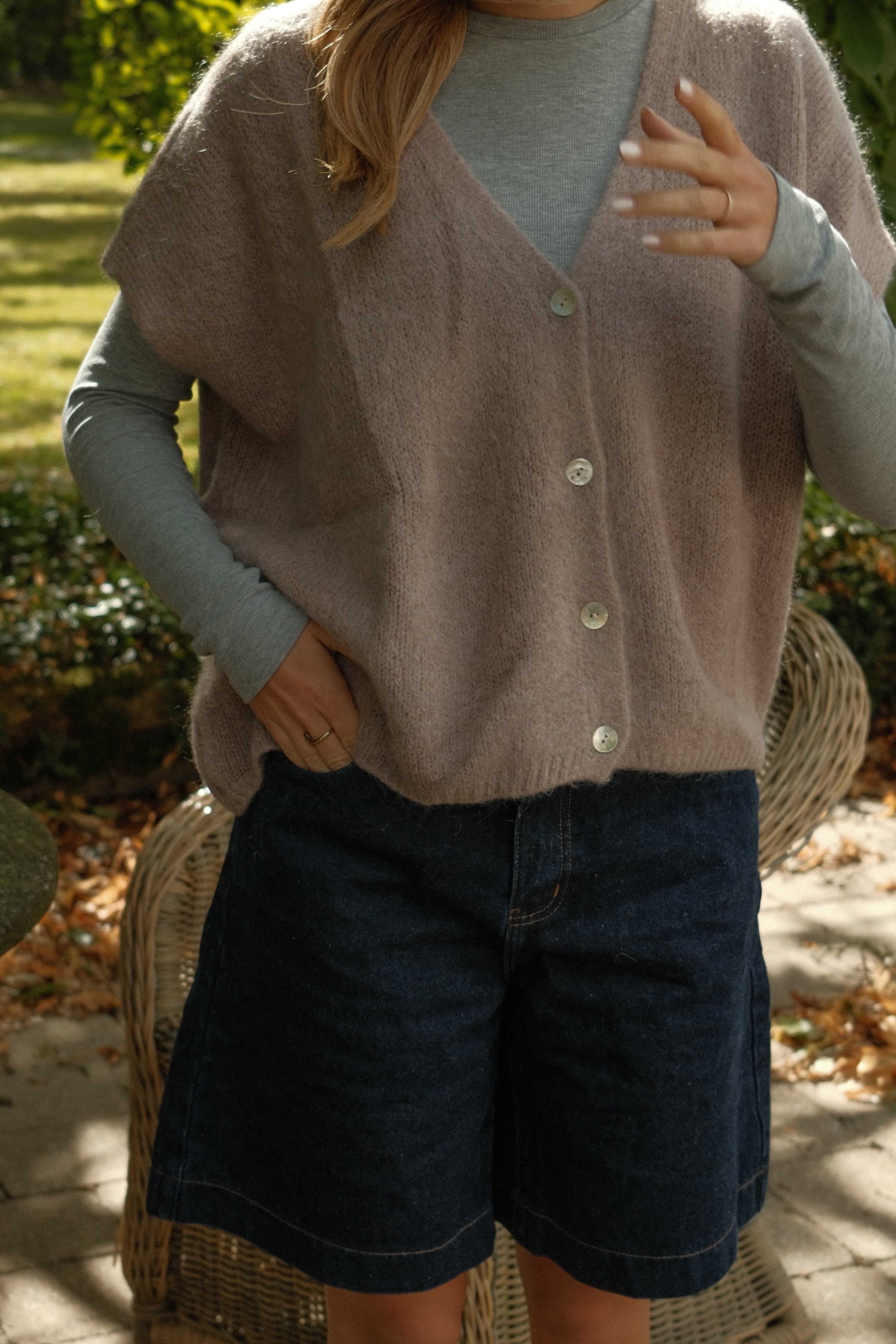THE OVERSIZED SPENCER TAUPE
