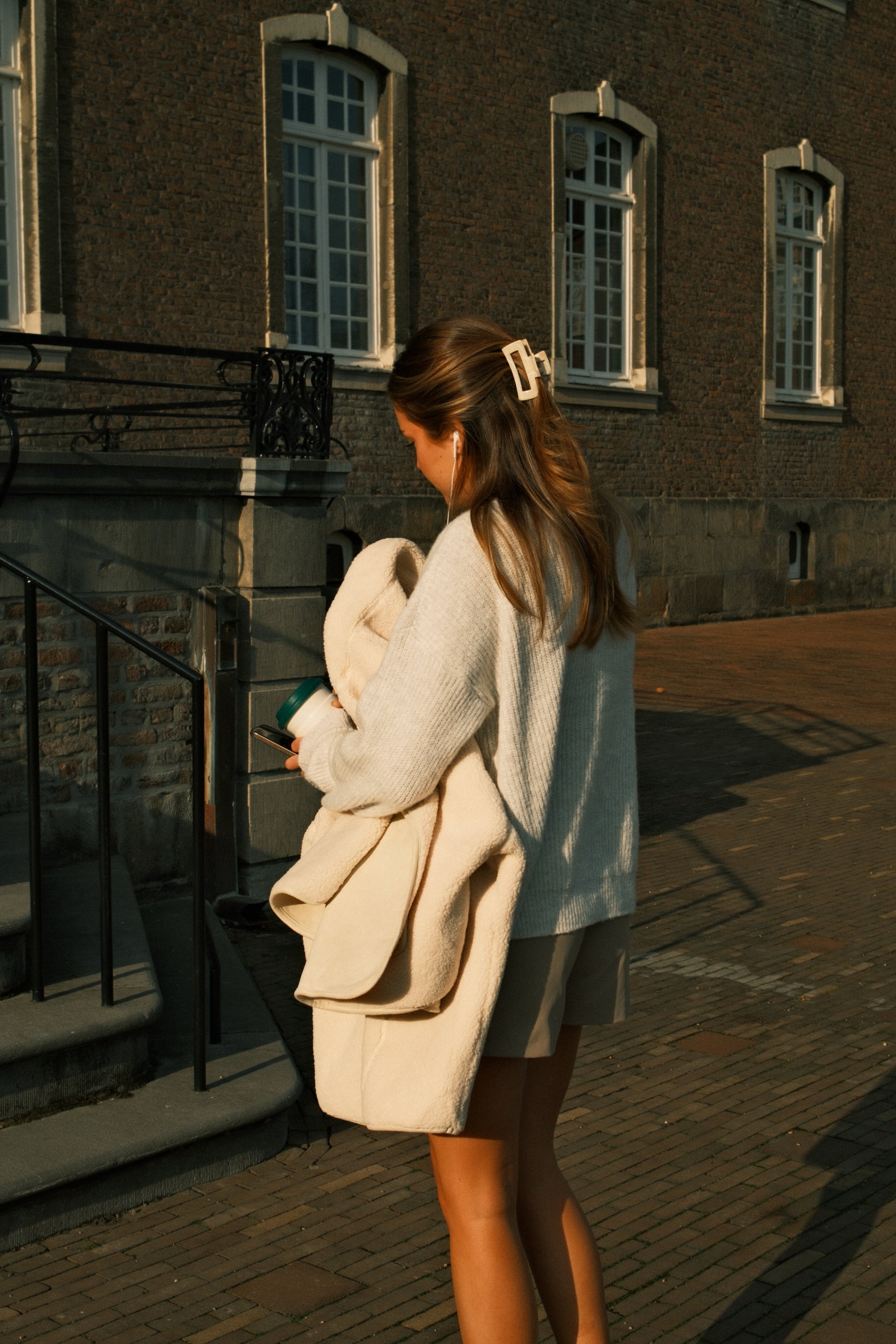 OSLO BUTTON KNIT GREY