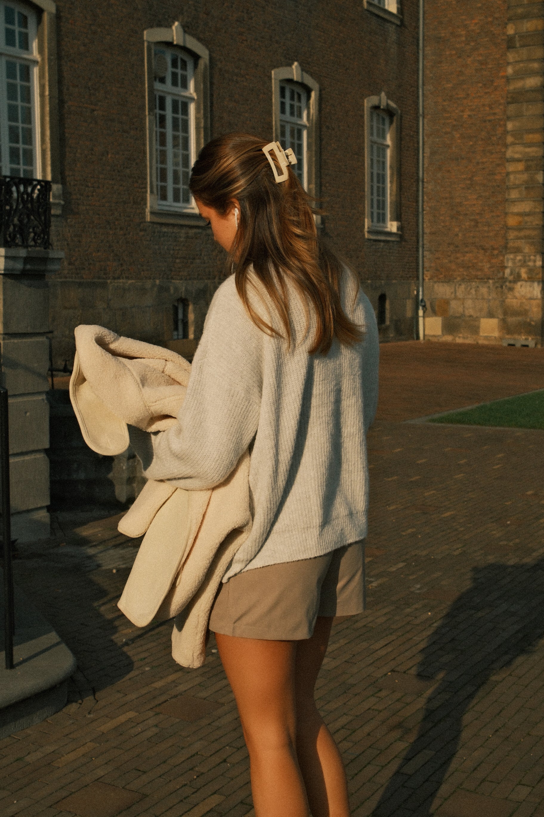 OSLO BUTTON KNIT GREY