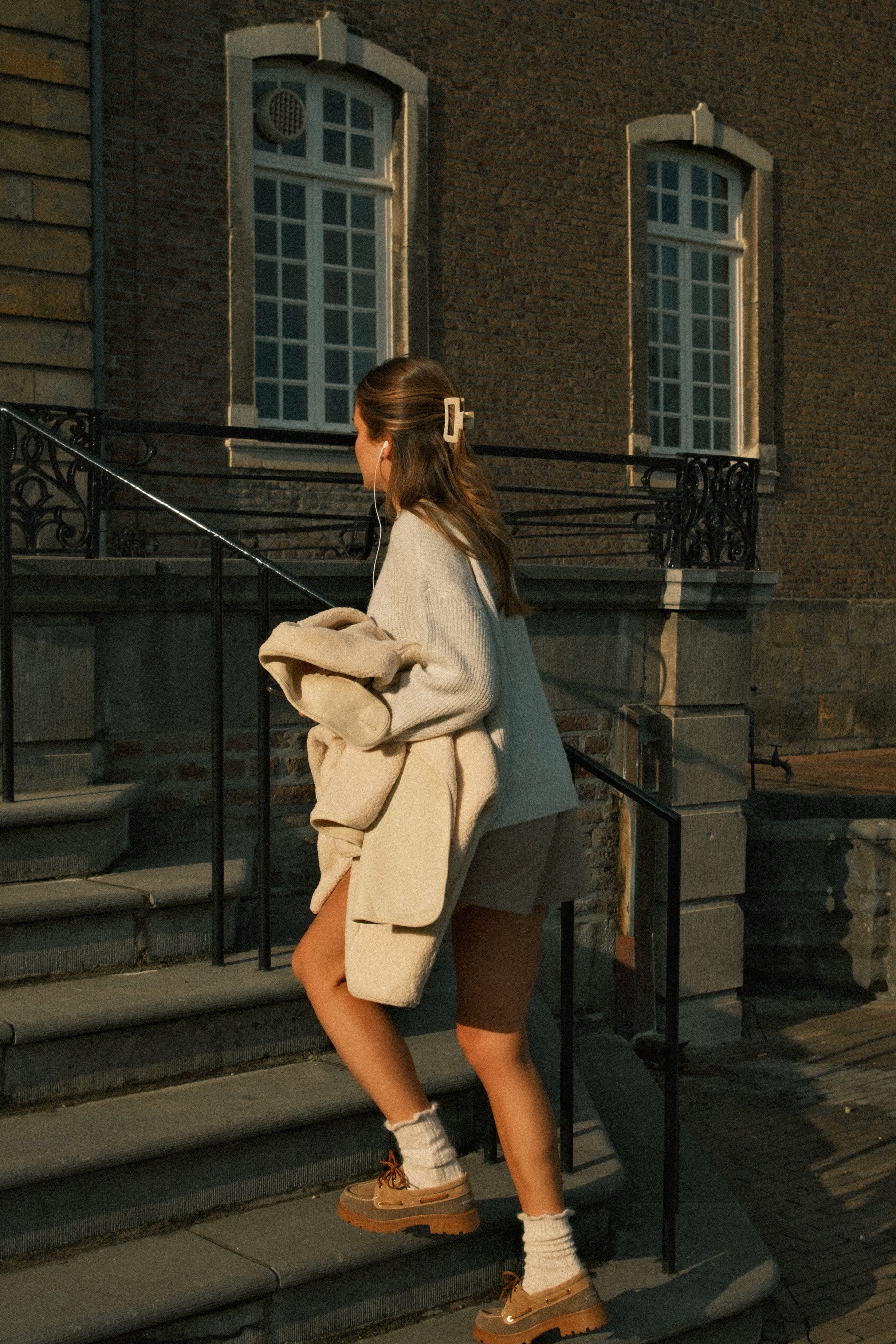 OSLO BUTTON KNIT GREY