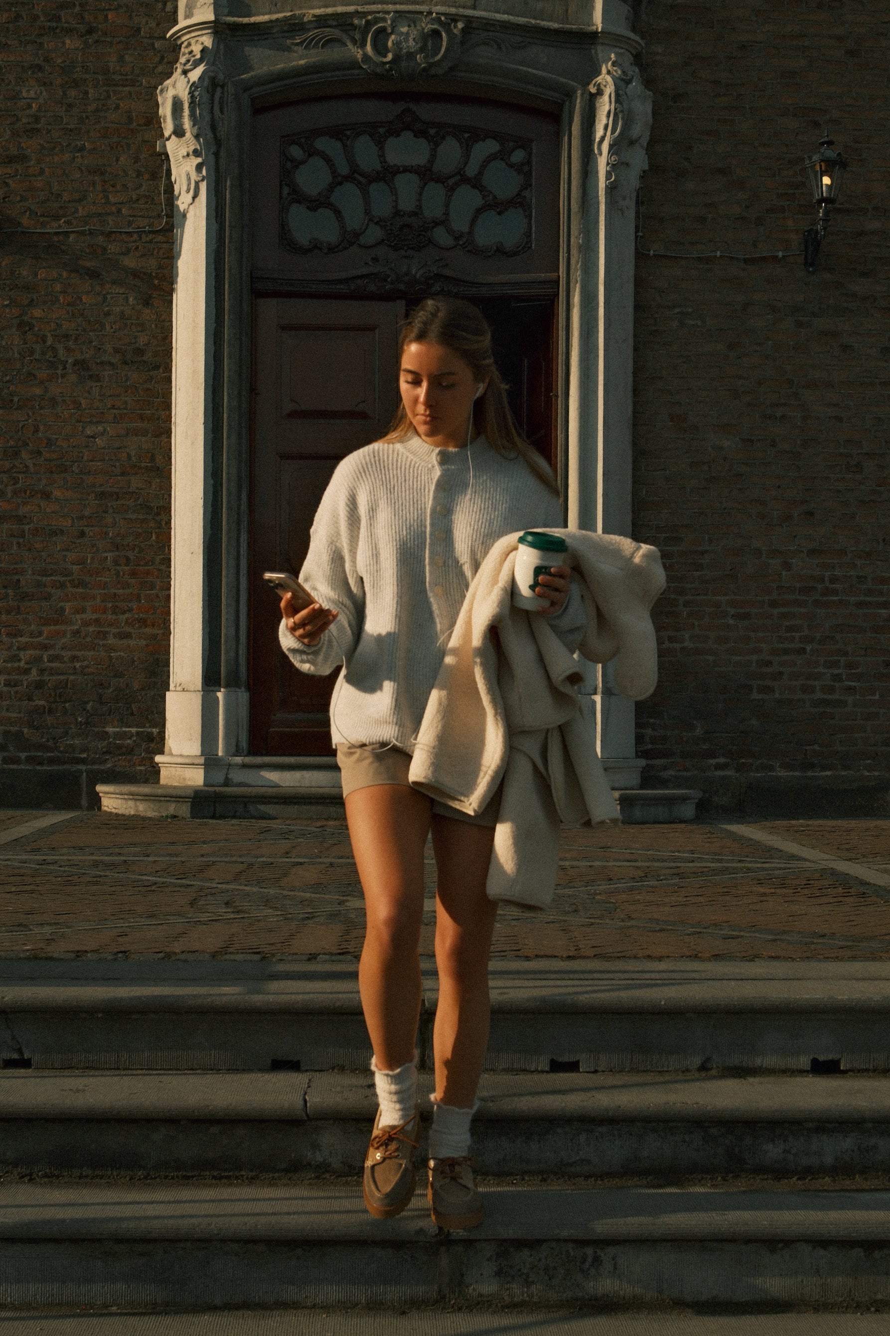 OSLO BUTTON KNIT GREY