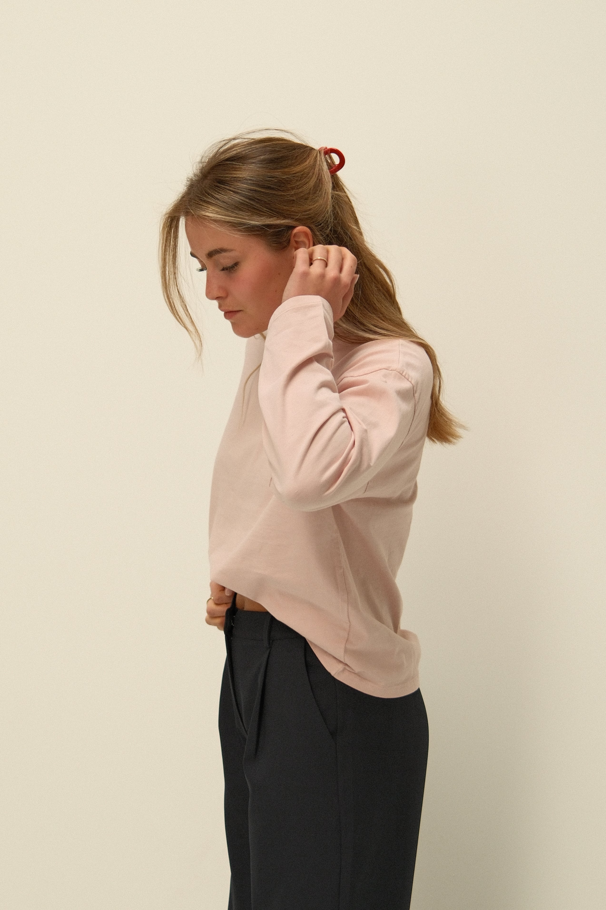 ESSENTIAL LONGSLEEVE OLD PINK