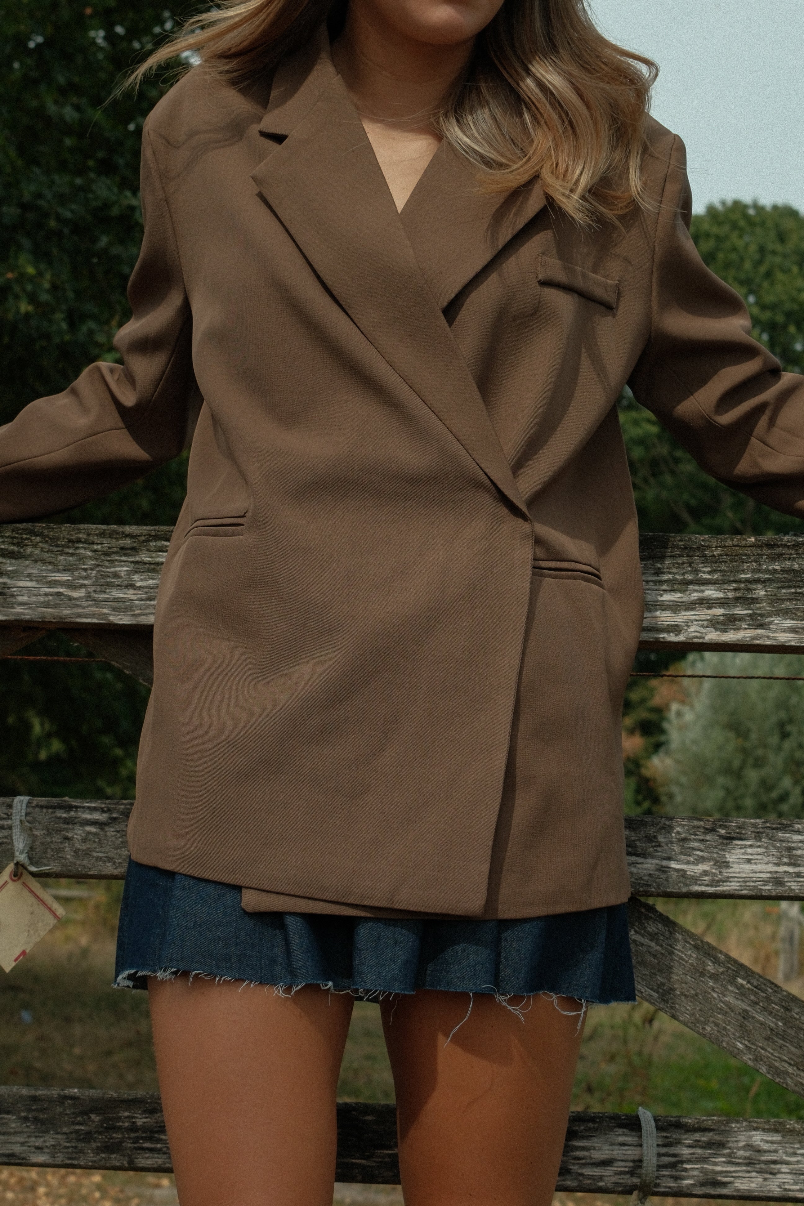 MONICA BLAZER TAUPE