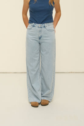 FULL LENGTH WIDE JEANS