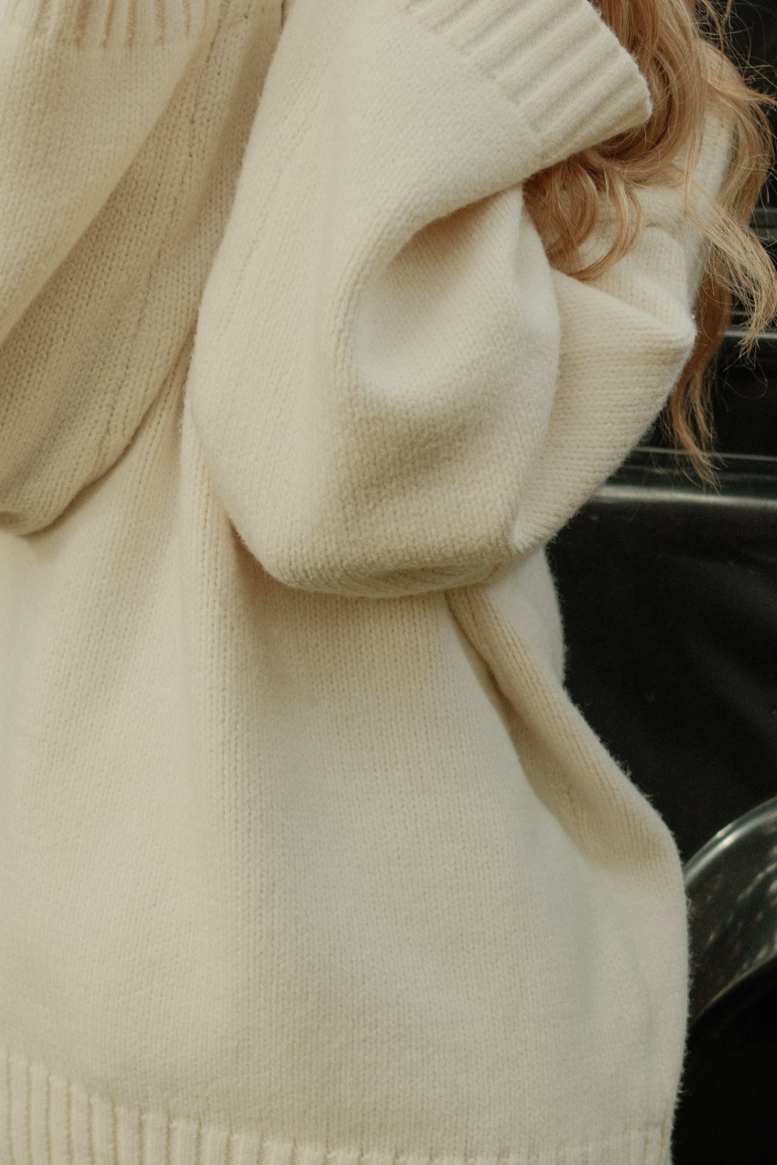 VIENNA COL KNIT WHITE