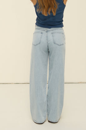 FULL LENGTH WIDE JEANS