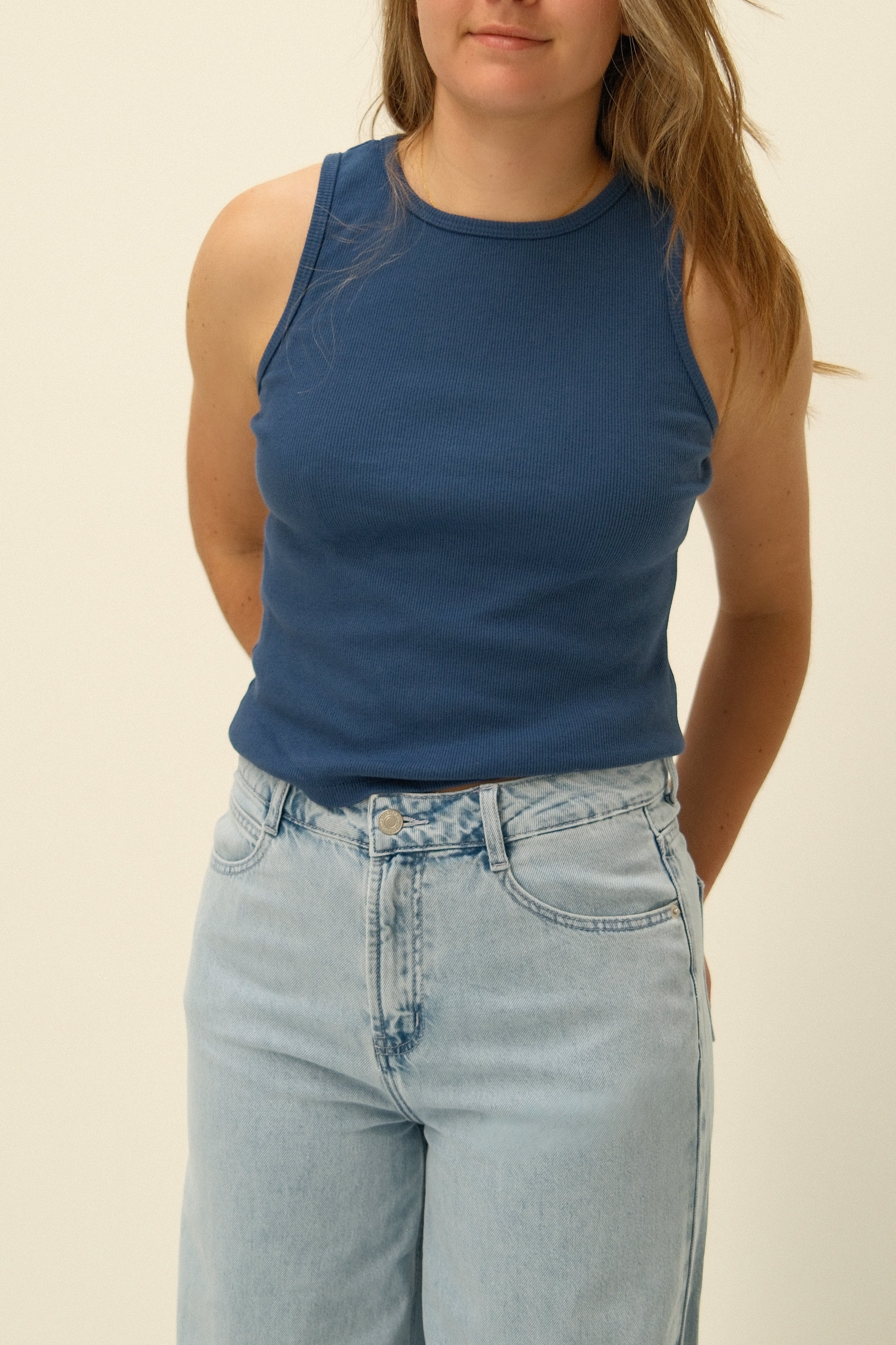 COTTON TANKTOP NAVY