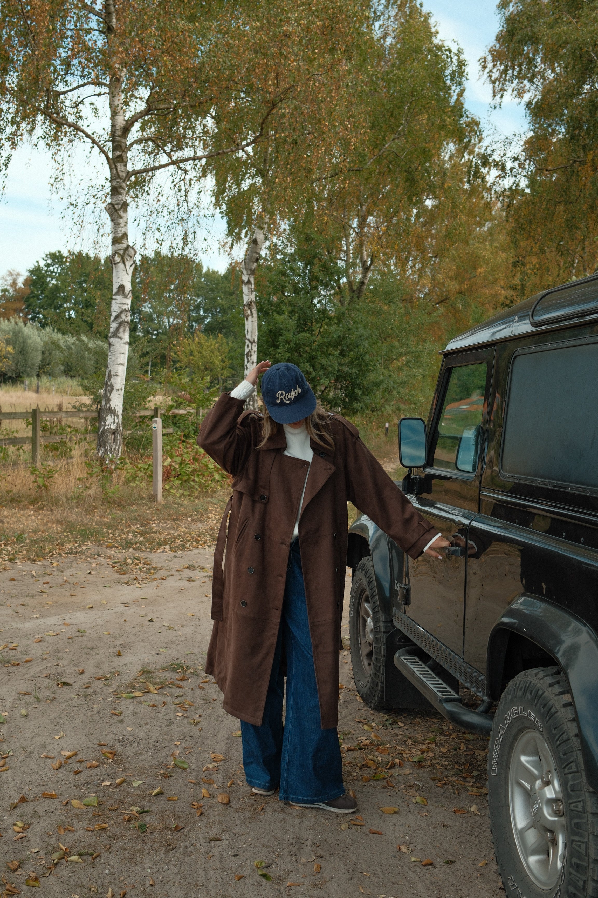 TRENCH COAT SUEDE CHOCO