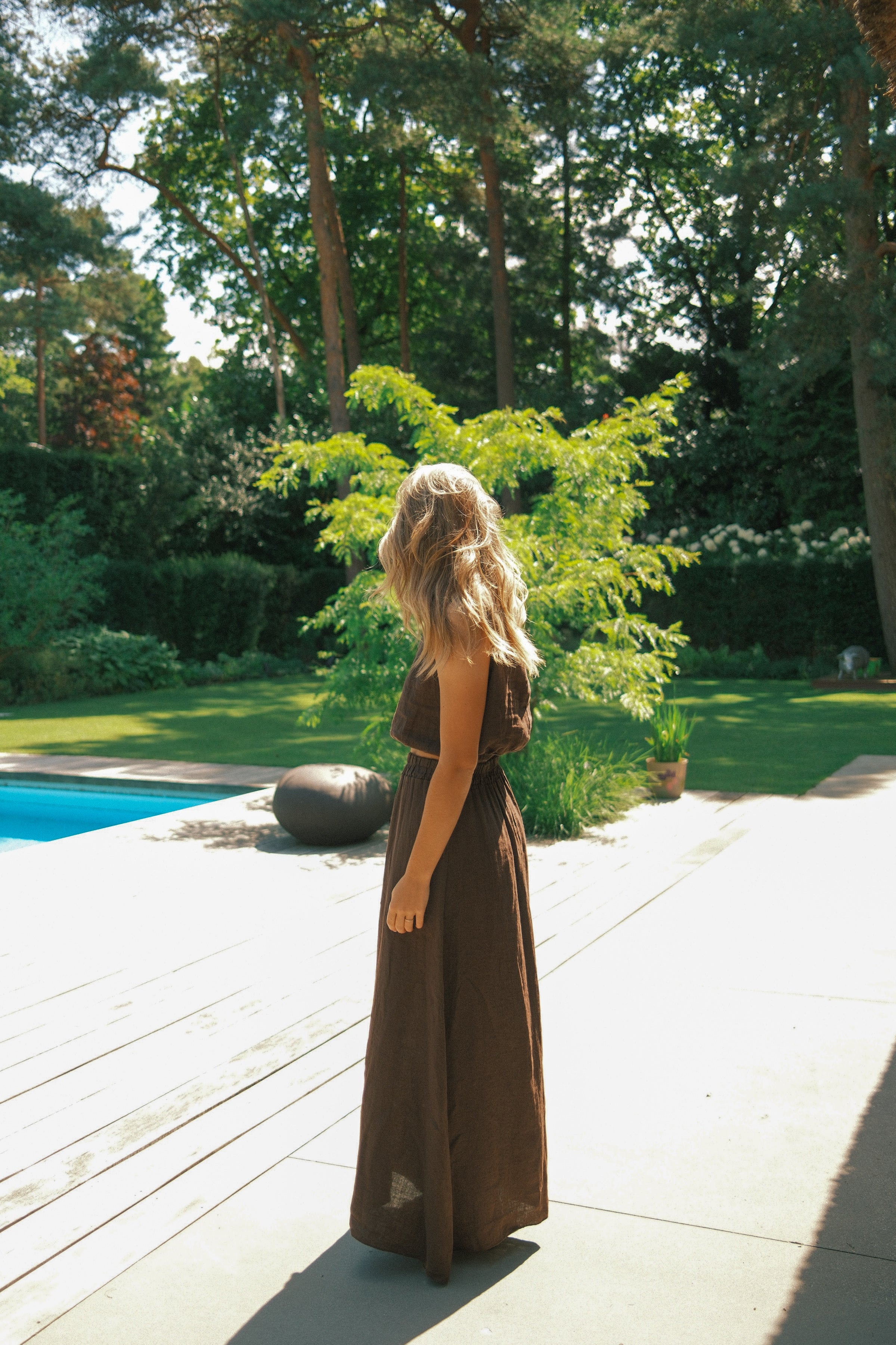 JULY LINNEN SET CHOCO