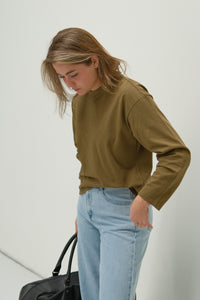 ESSENTIAL LONGSLEEVE KAKI