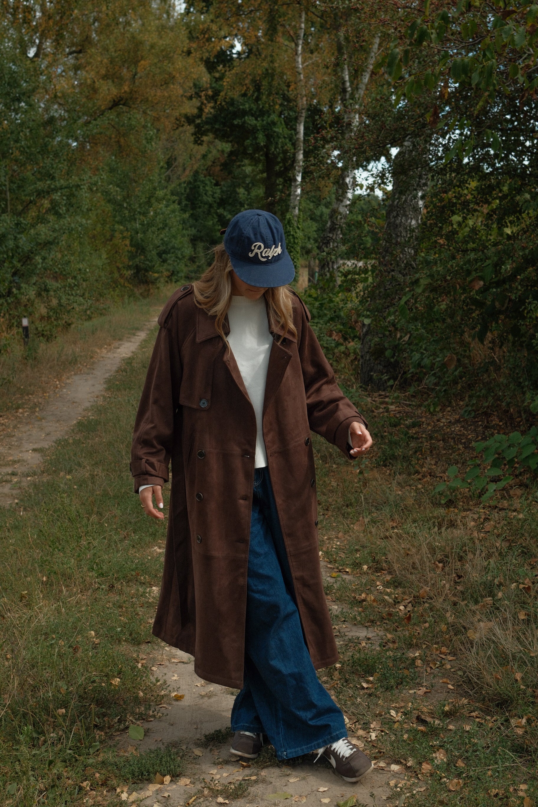 TRENCH COAT SUEDE CHOCO