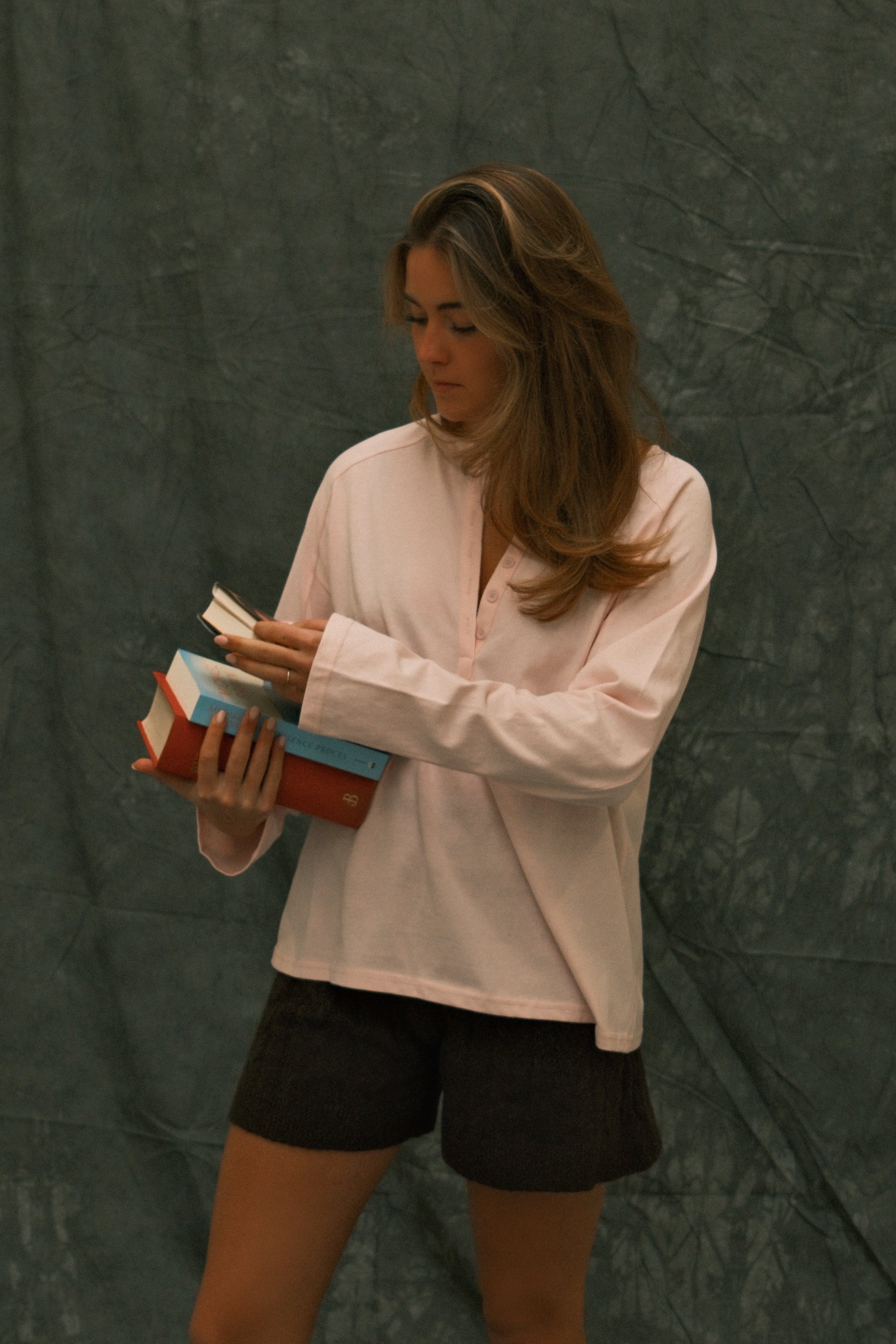 BUTTON LONGSLEEVE BABY PINK