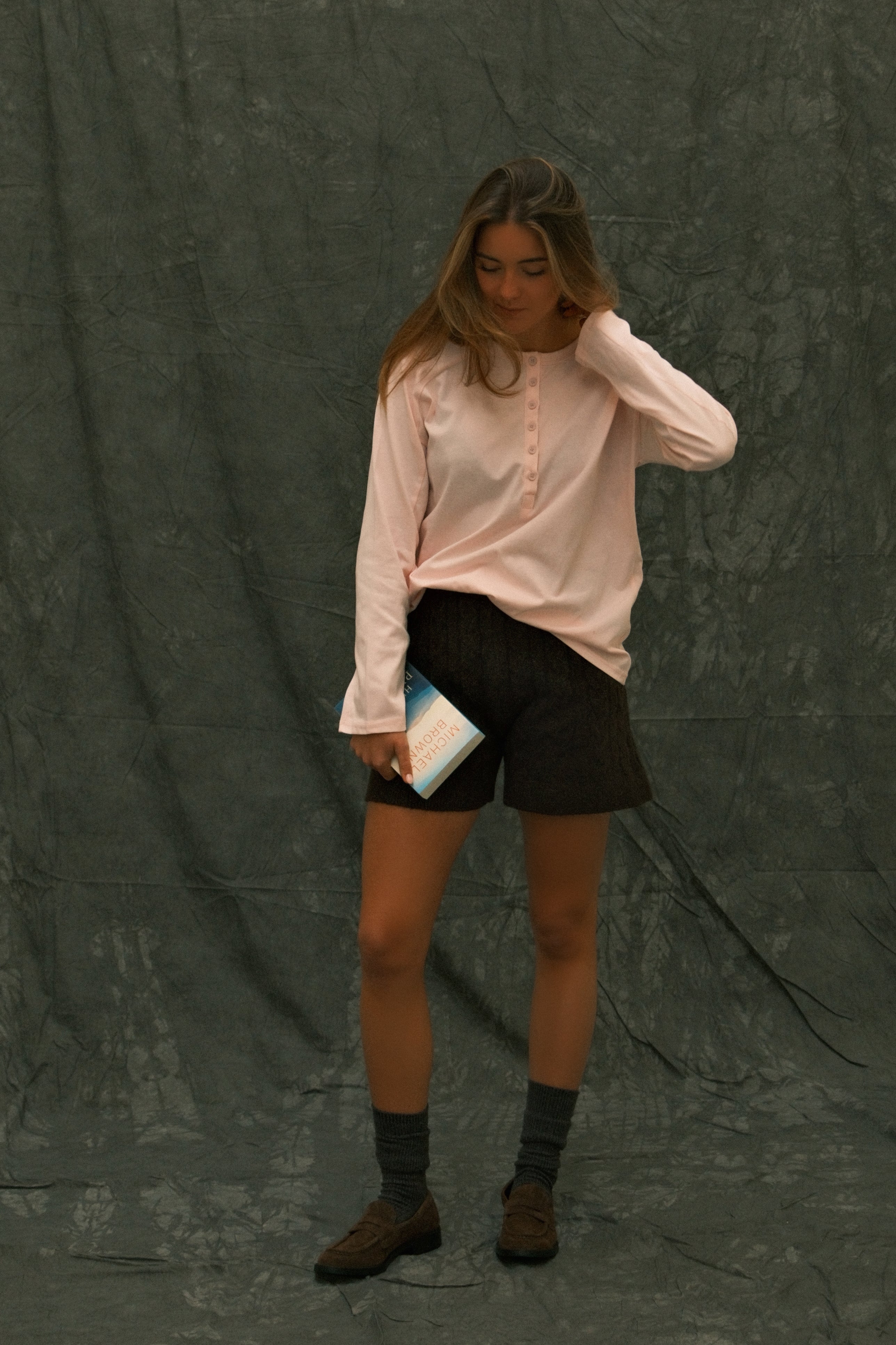BUTTON LONGSLEEVE BABY PINK