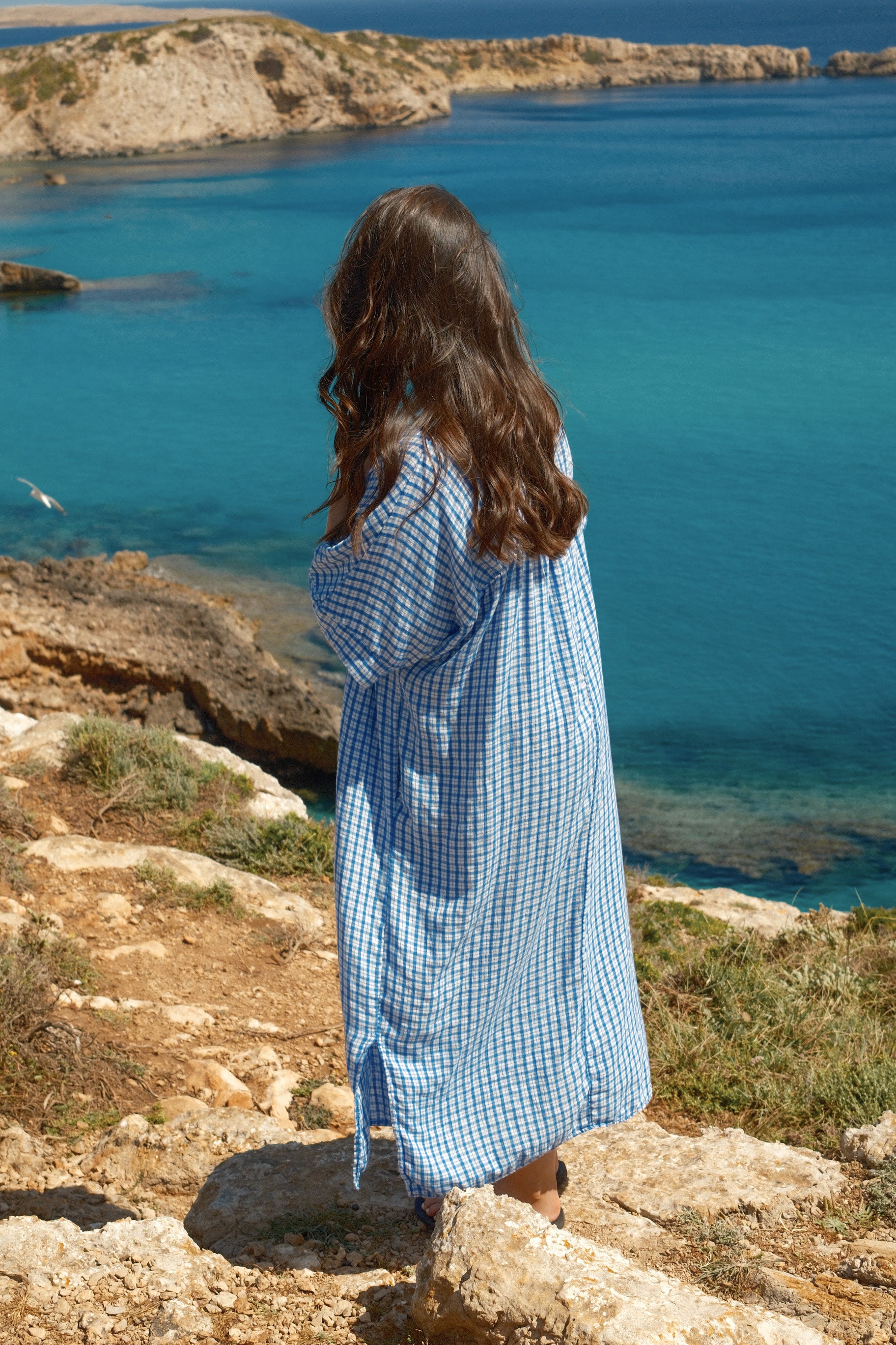 MAXI MAY DRESS BLUE