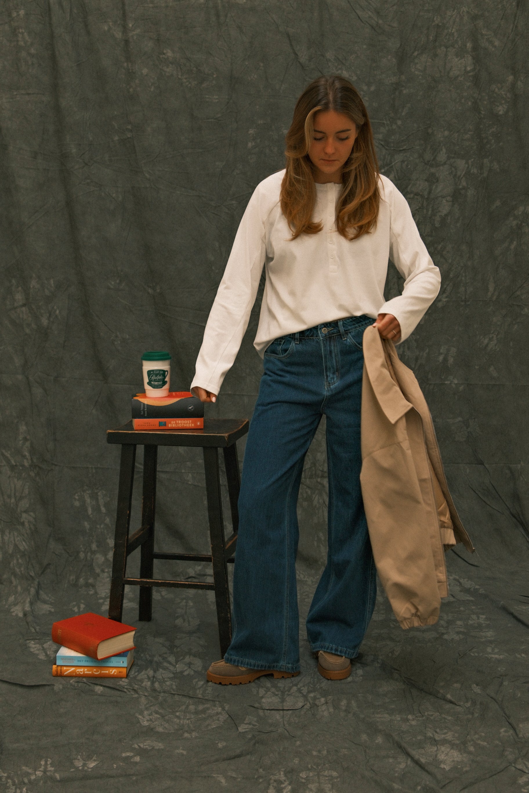 BUTTON LONGSLEEVE OFF-WHITE