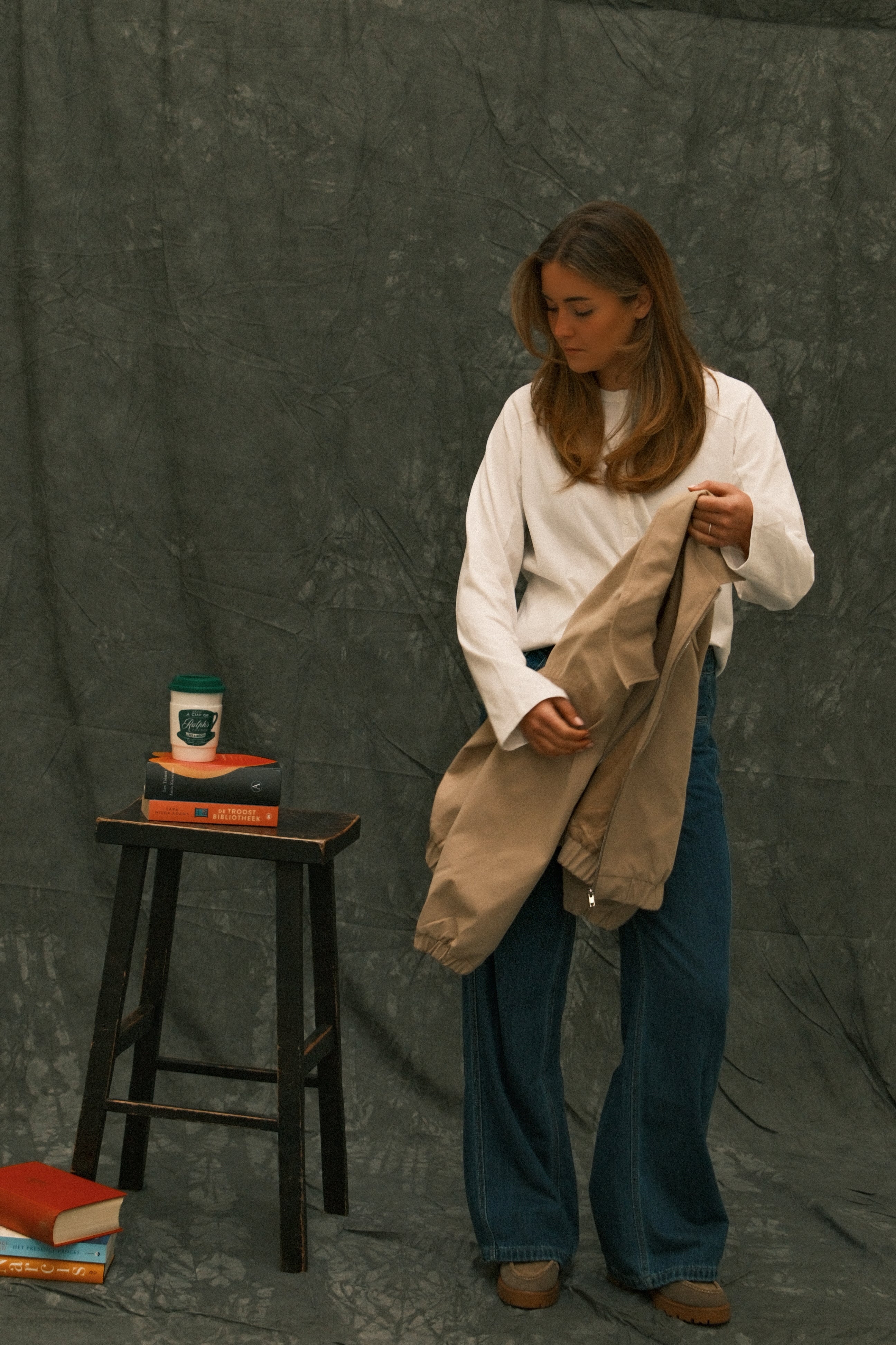 BUTTON LONGSLEEVE OFF-WHITE