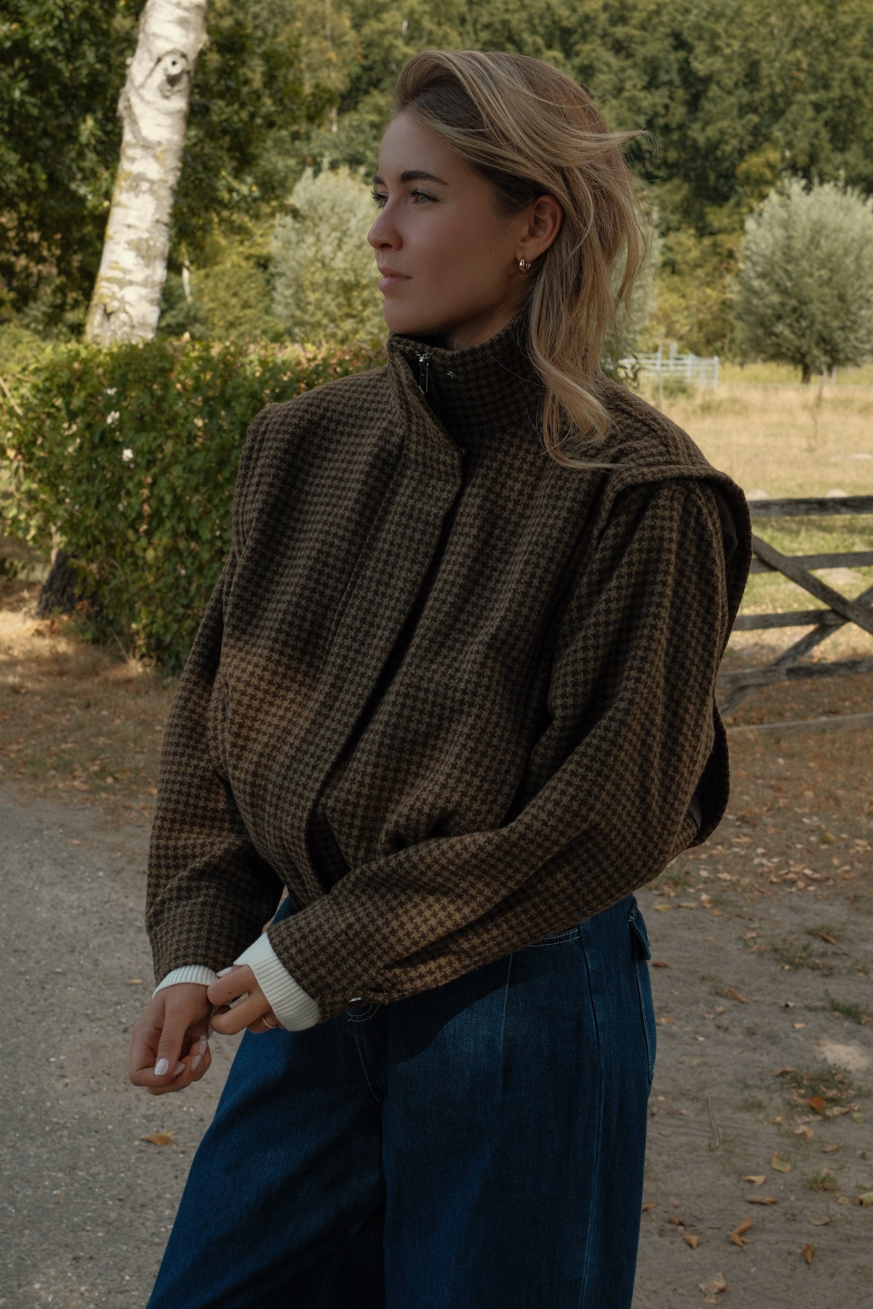 WOOL CAMILLE JACKET GREEN