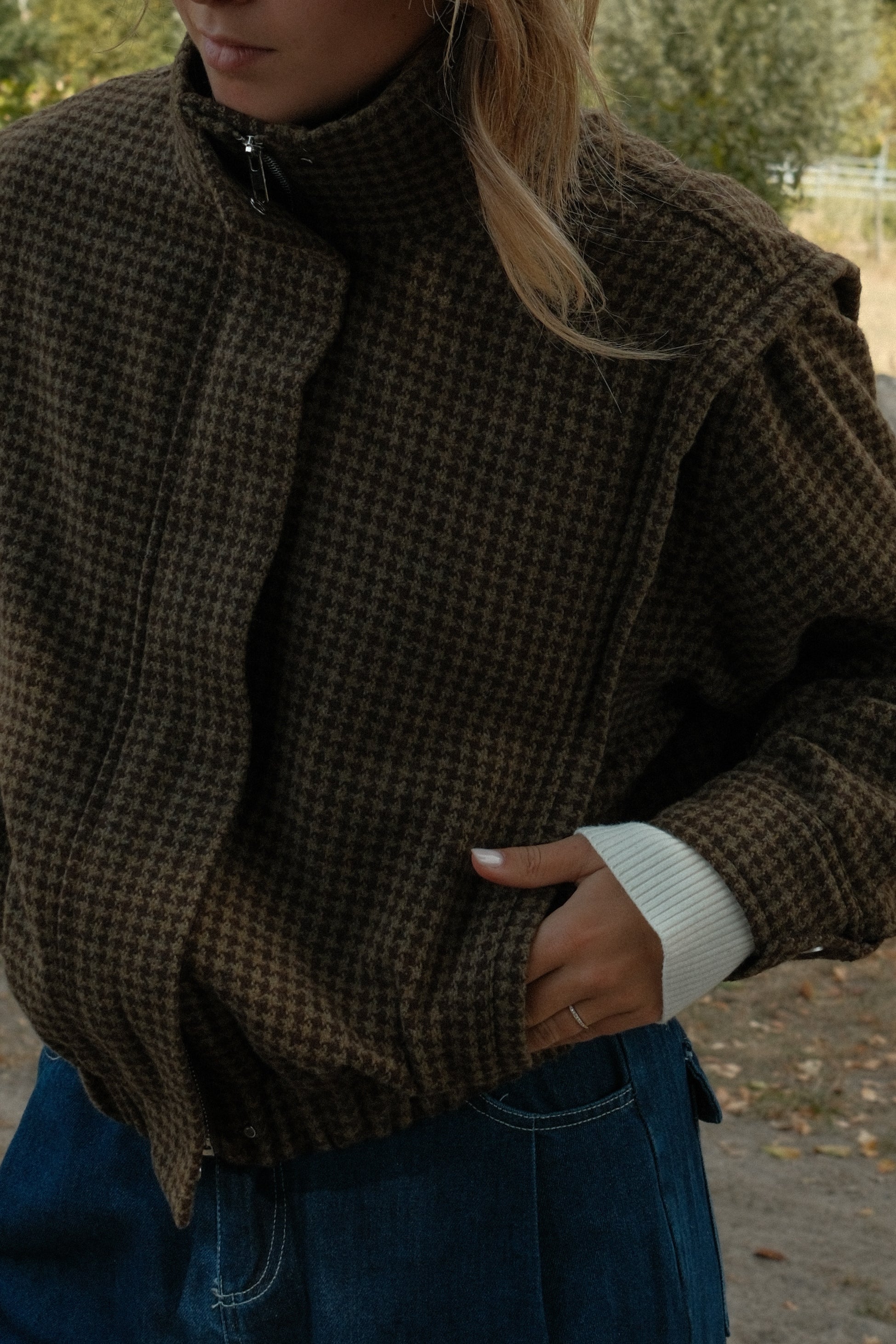 WOOL CAMILLE JACKET GREEN