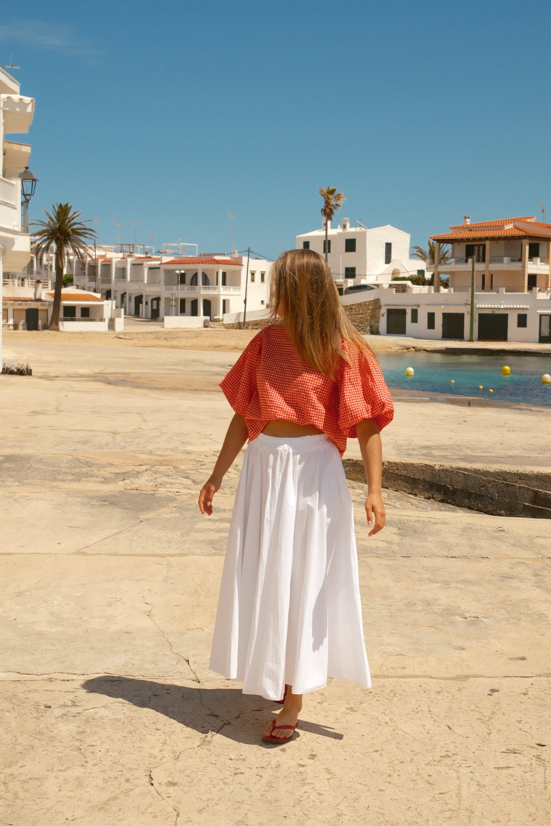 COTTON JUNE SKIRT WHITE