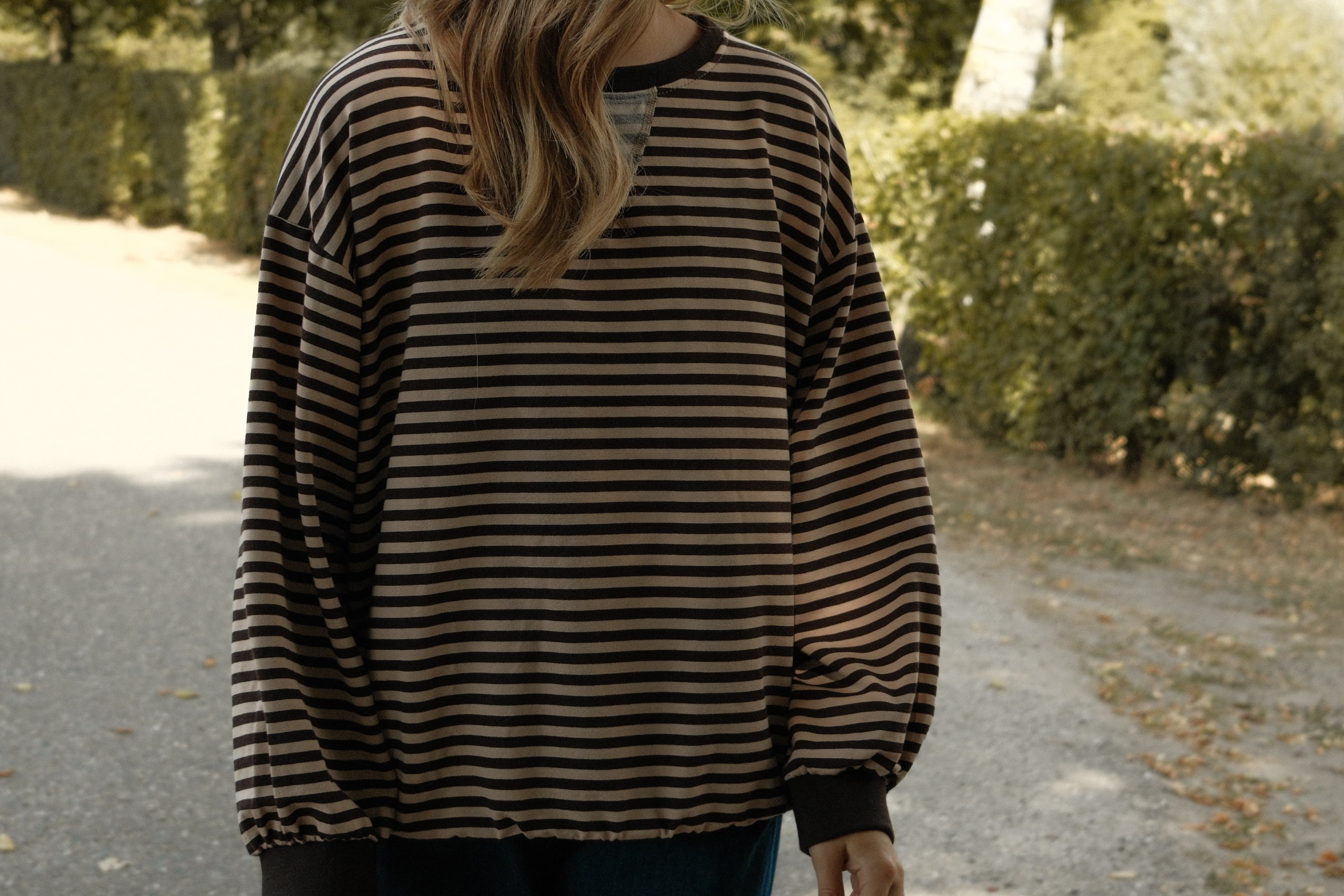 ANNIE SWEATER STRIPED CHOCO