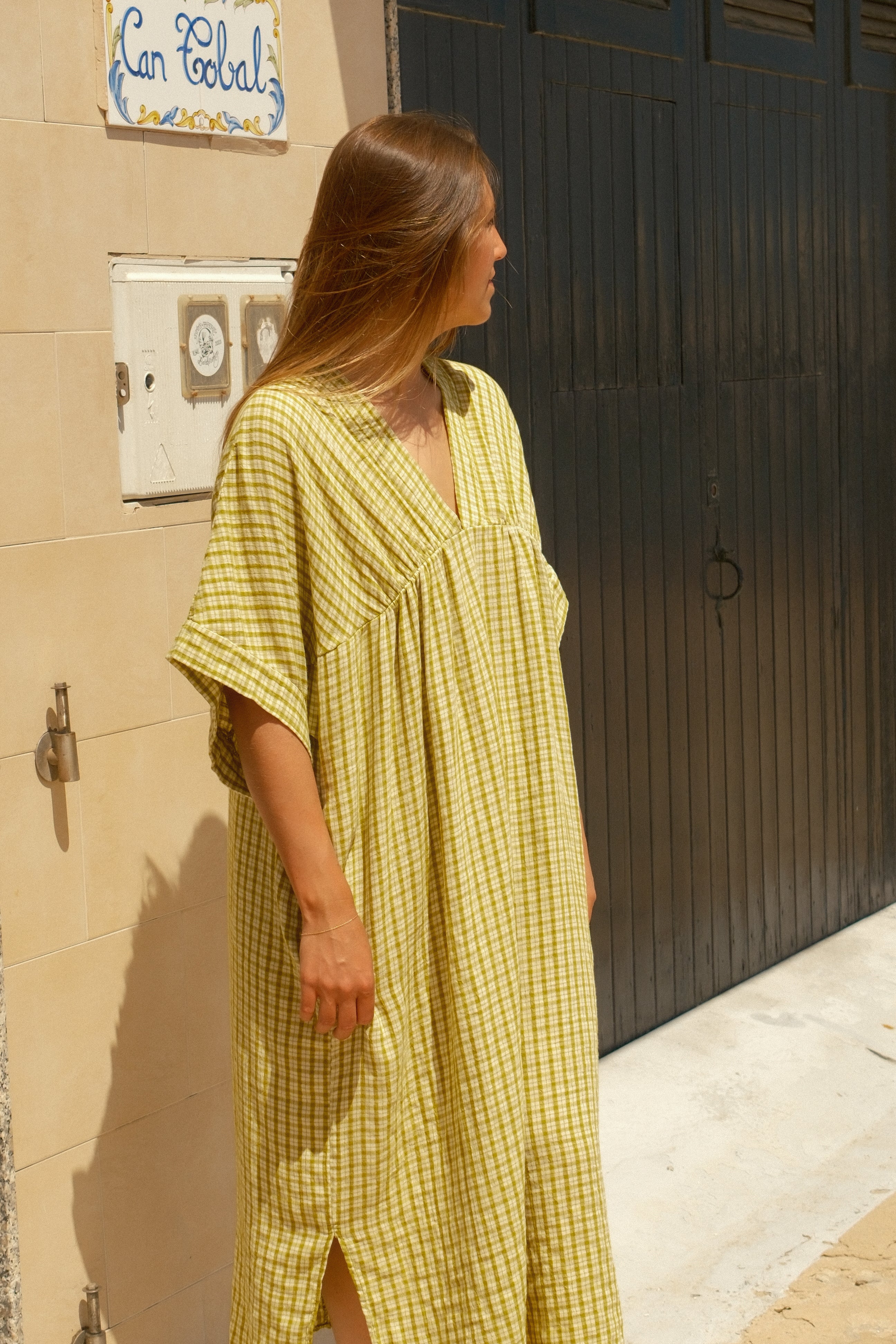 MAXI MAY DRESS APPLE GREEN