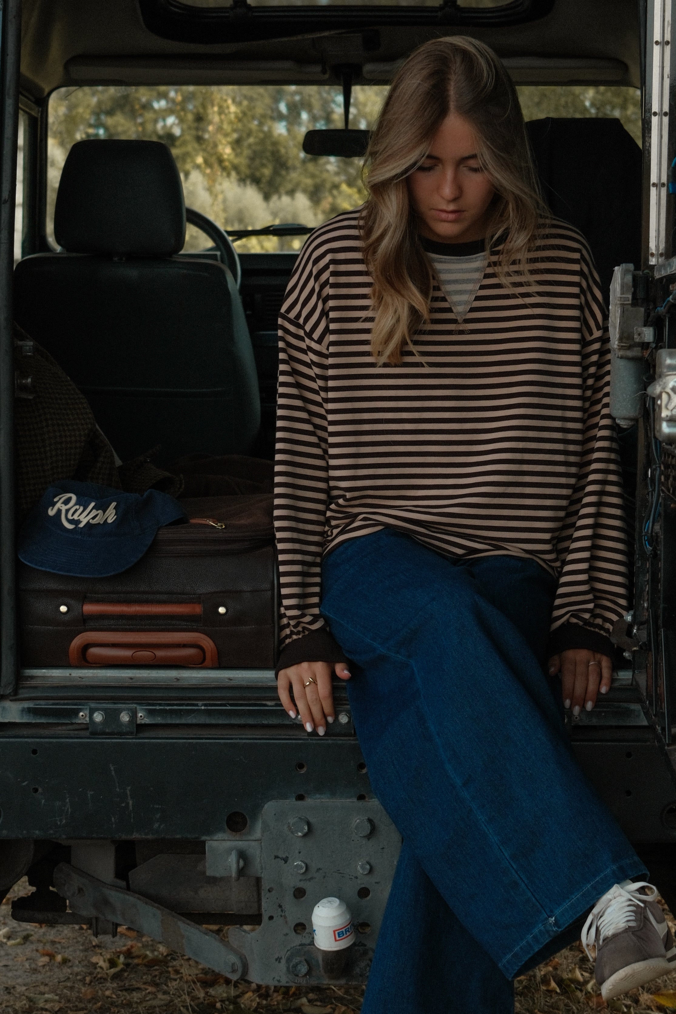 ANNIE SWEATER STRIPED CHOCO