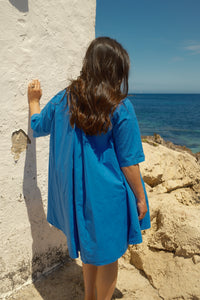 COCO DRESS ROYAL BLUE