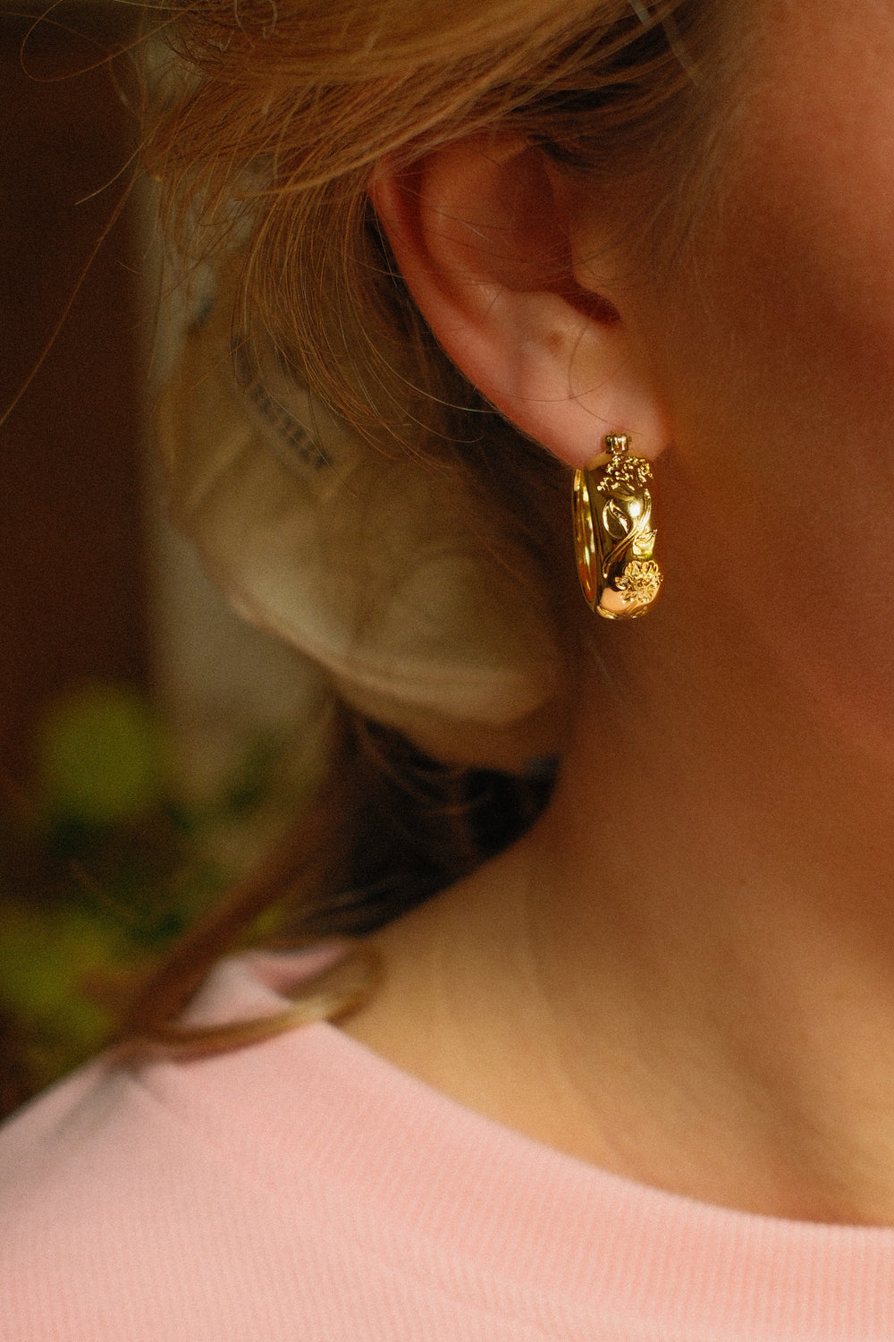 FLOWER GARLAND EARINGS