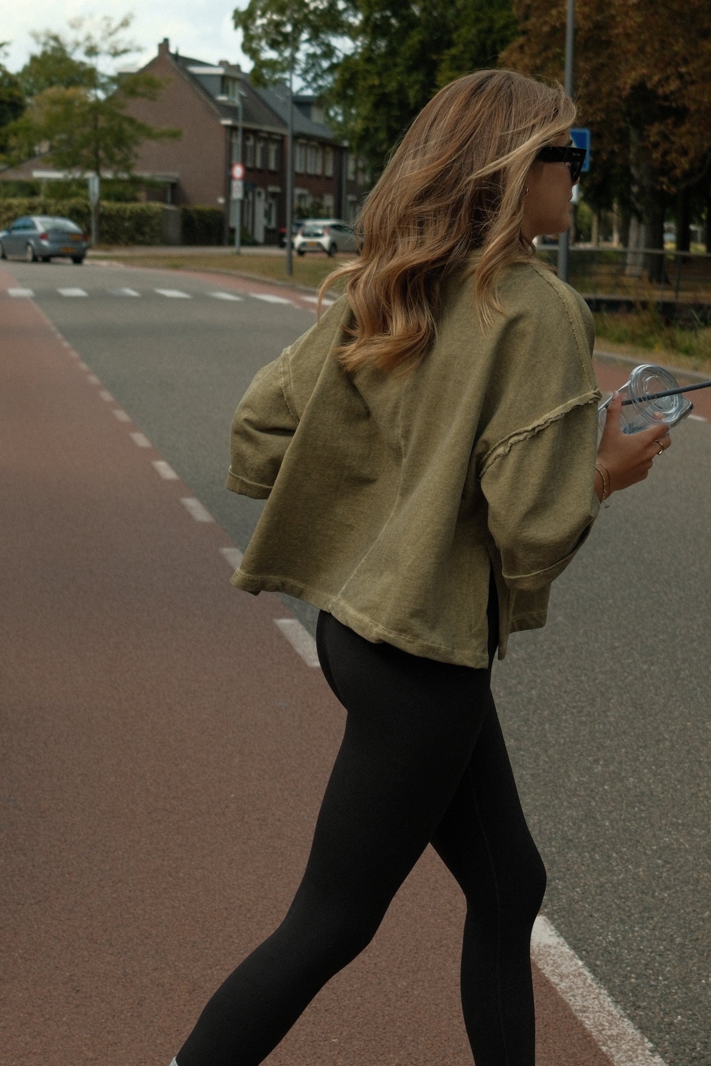VINTAGE WASHED TEE OLIVE GREEN
